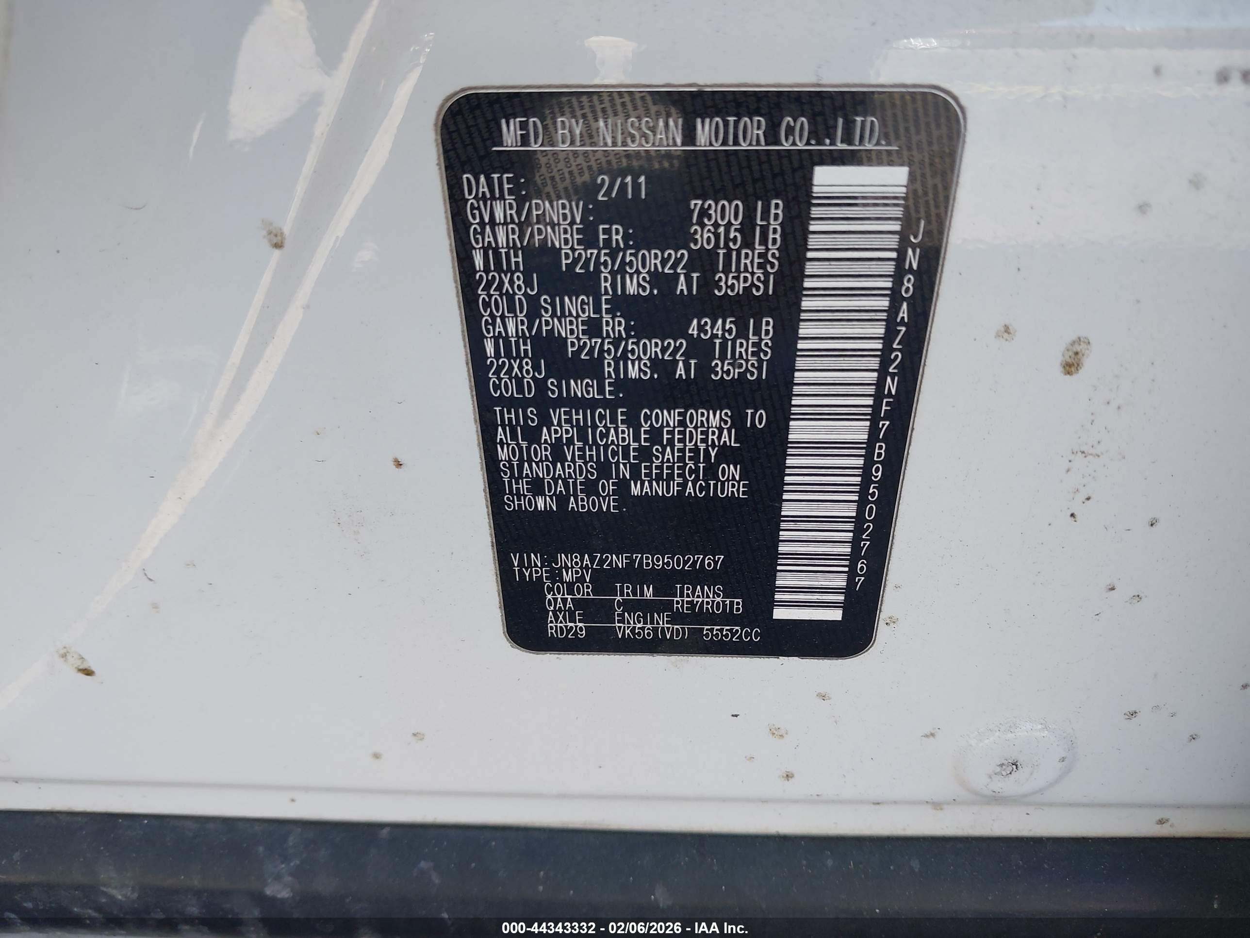 INFINITI QX56 image 9