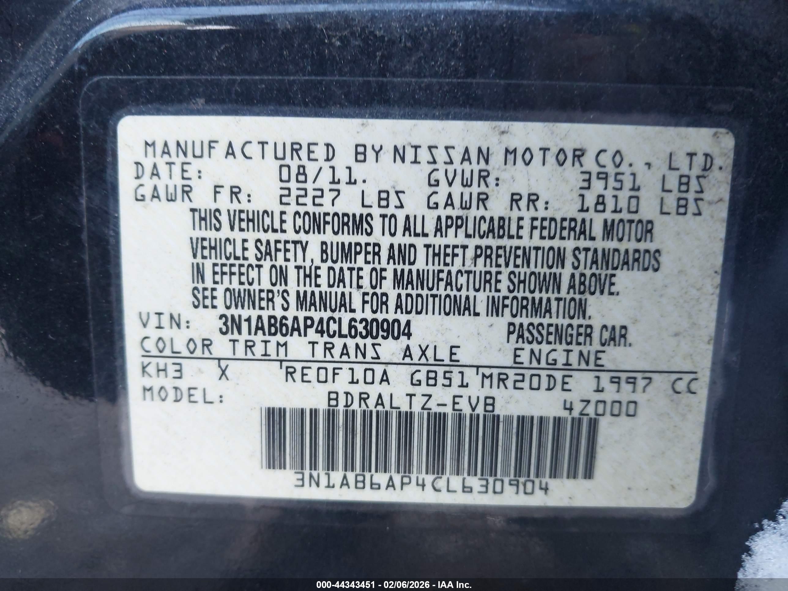 NISSAN SENTRA image 9