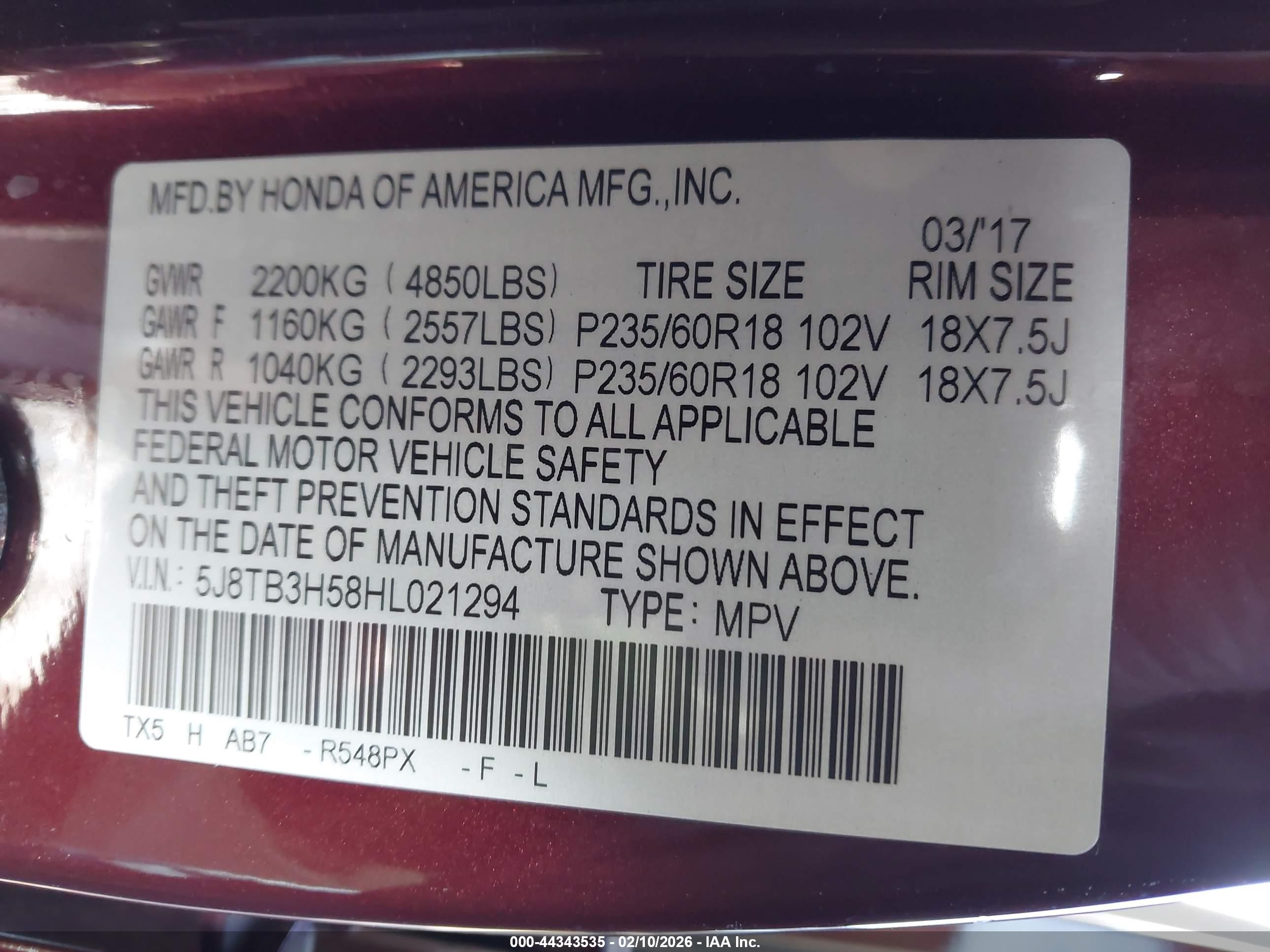 ACURA RDX image 9