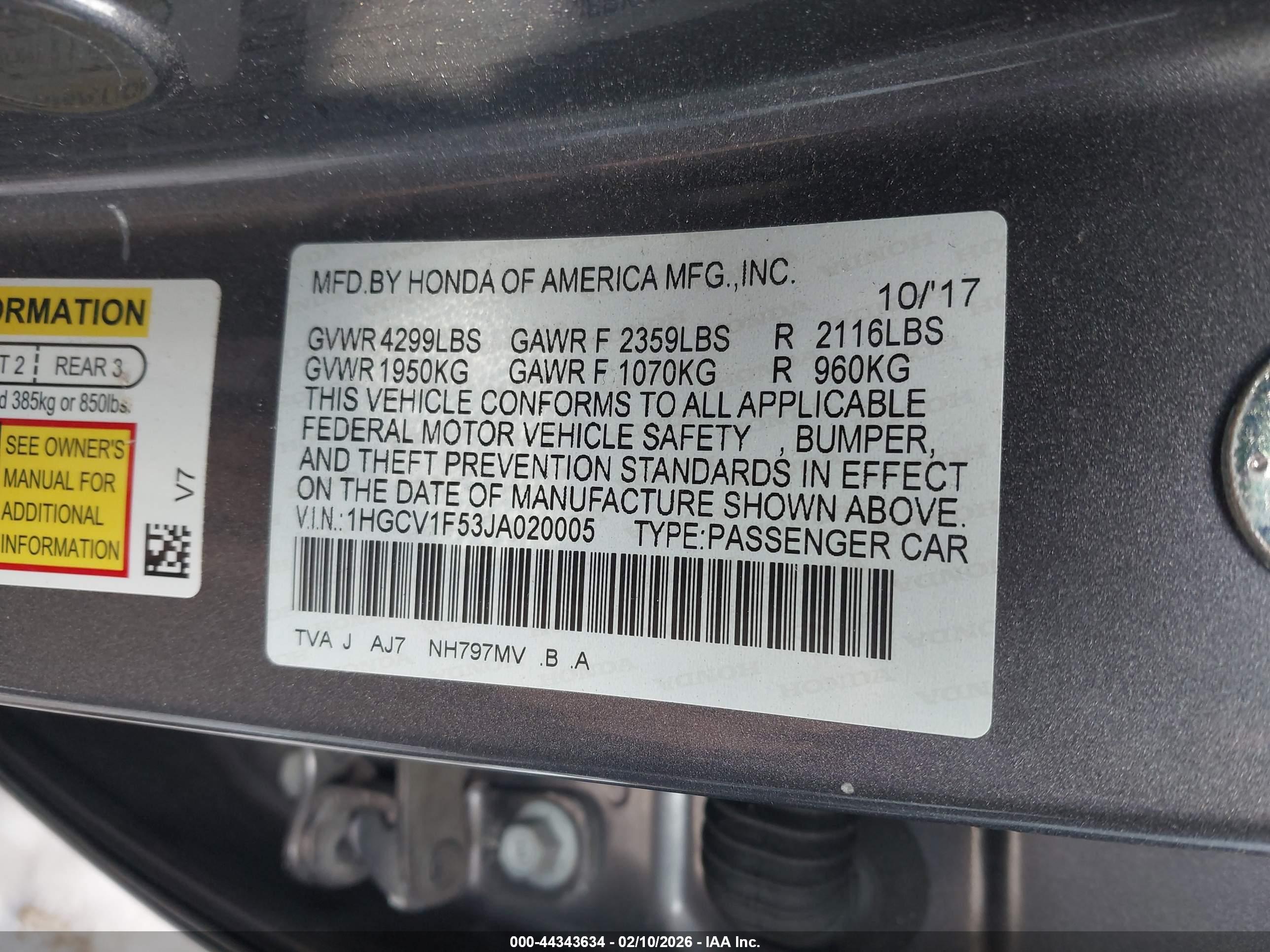 HONDA ACCORD image 9