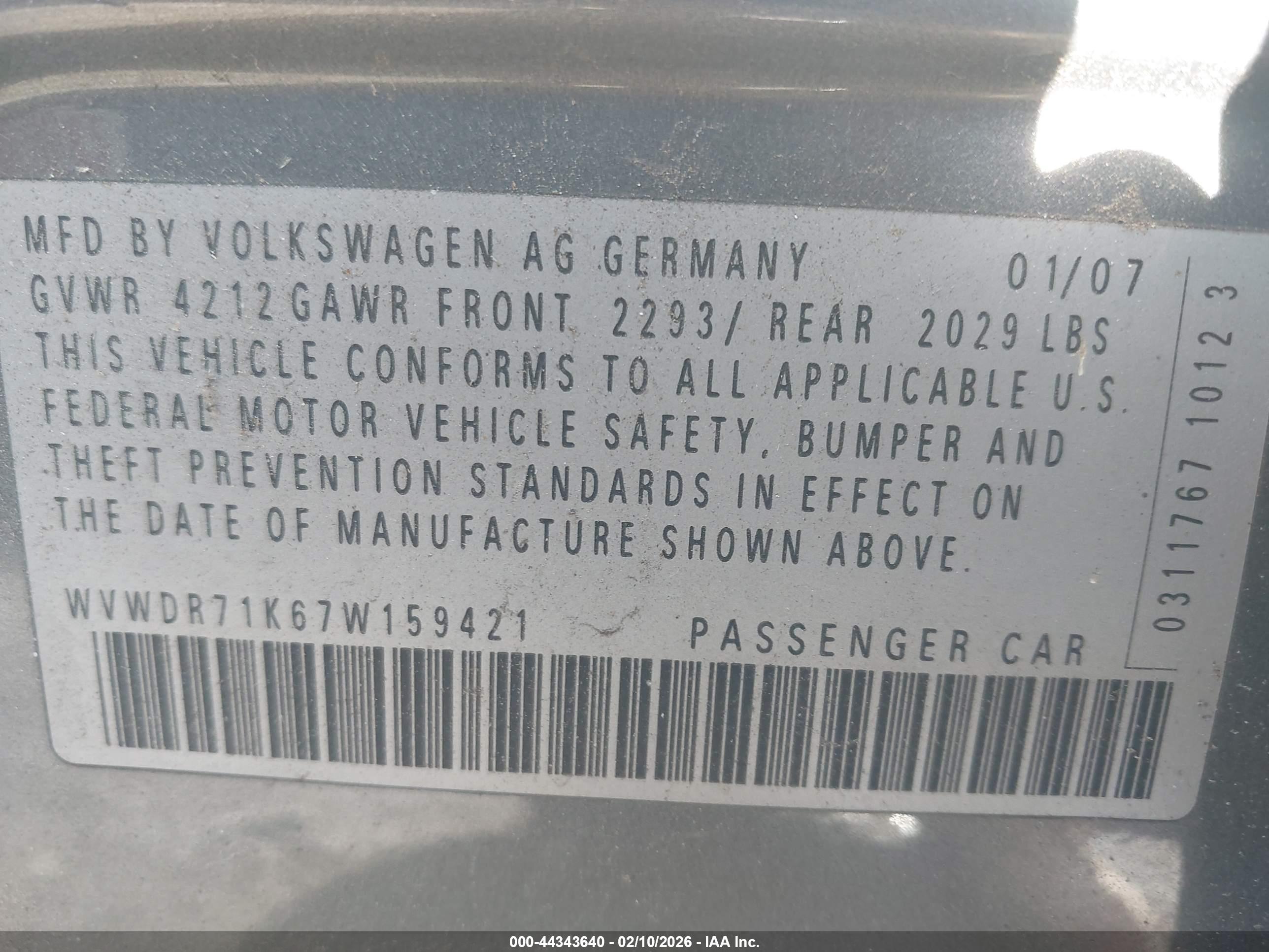 VOLKSWAGEN RABBIT image 9