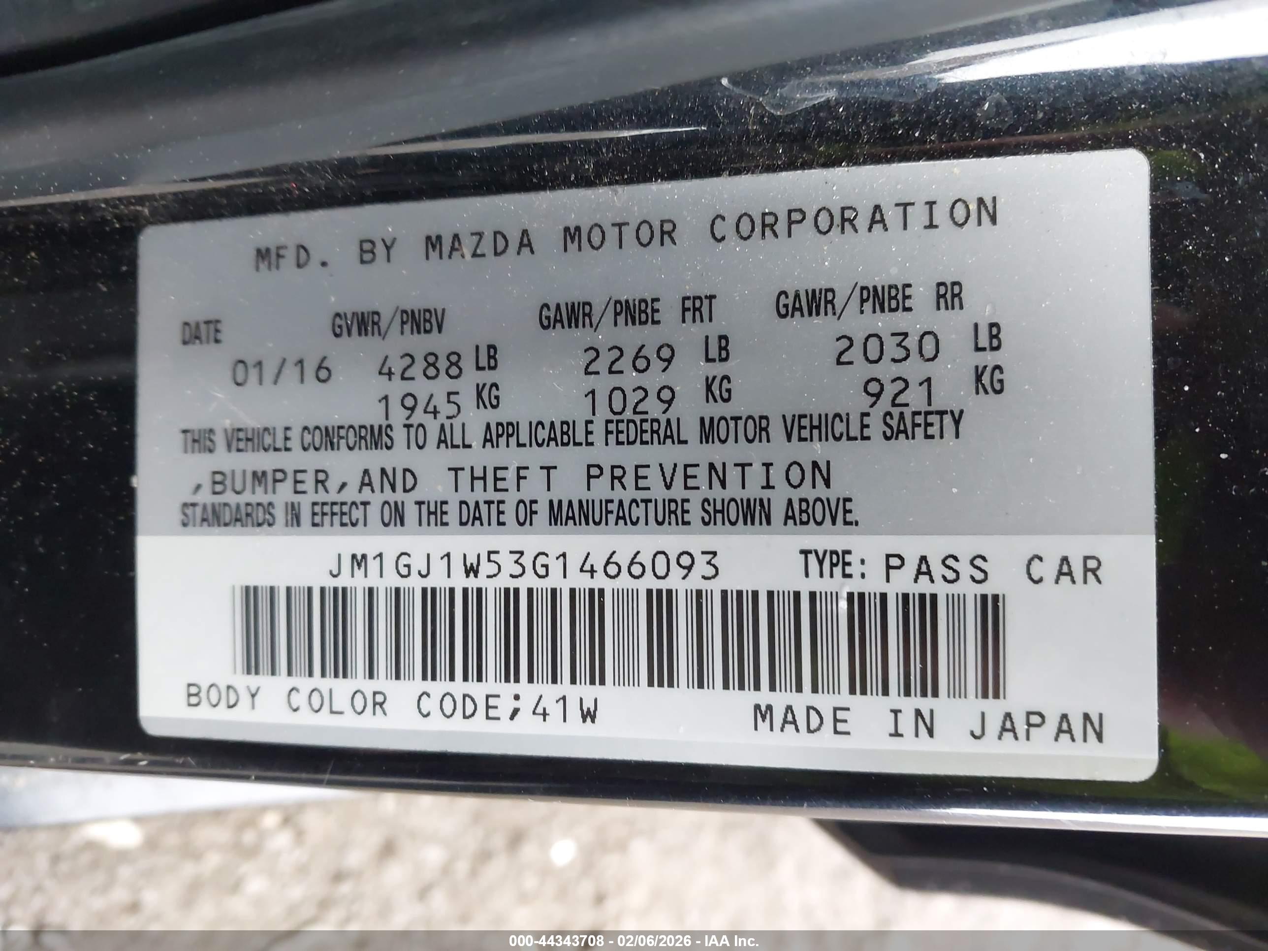 MAZDA MAZDA6 image 9