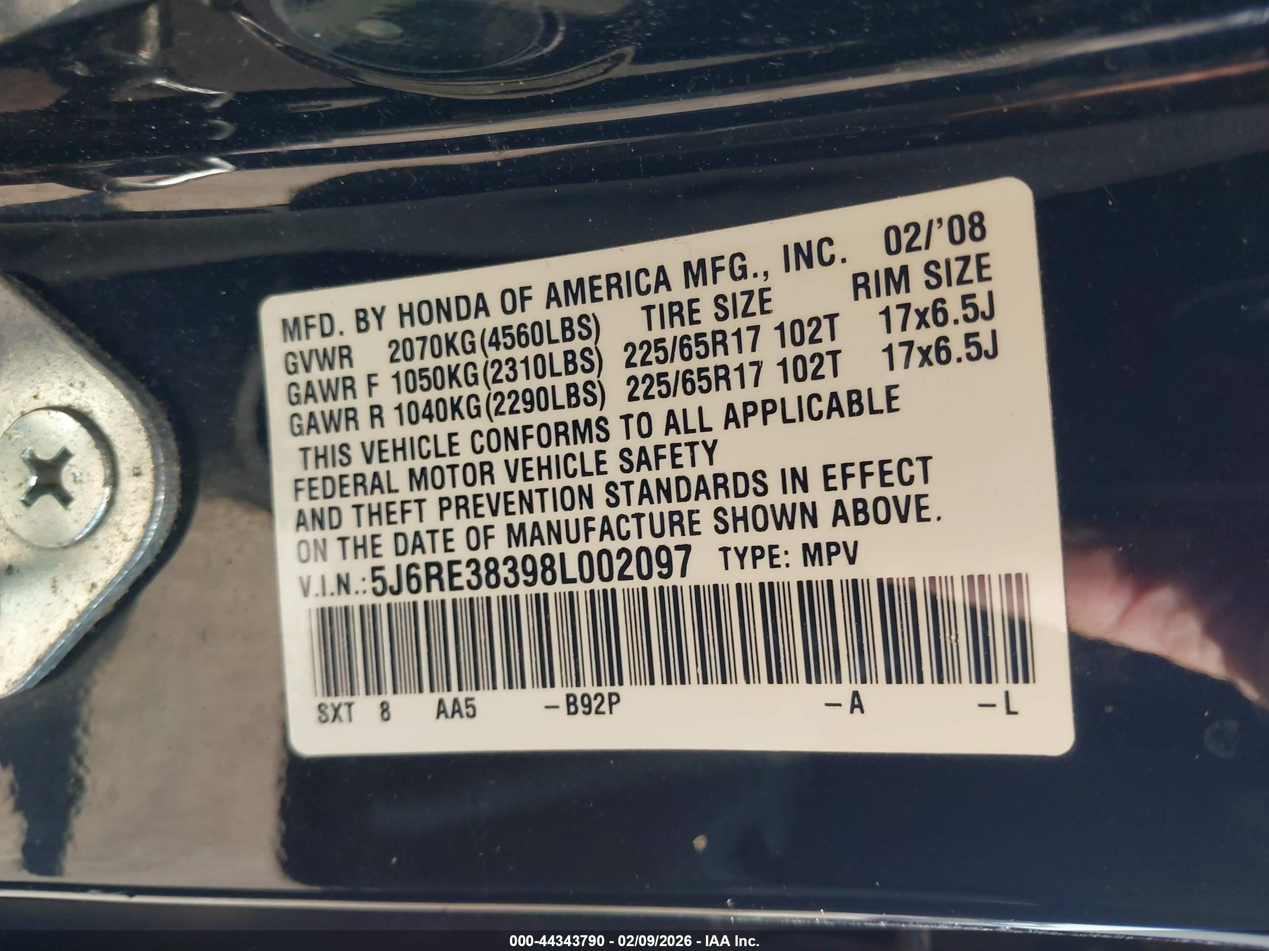 HONDA CR-V image 9