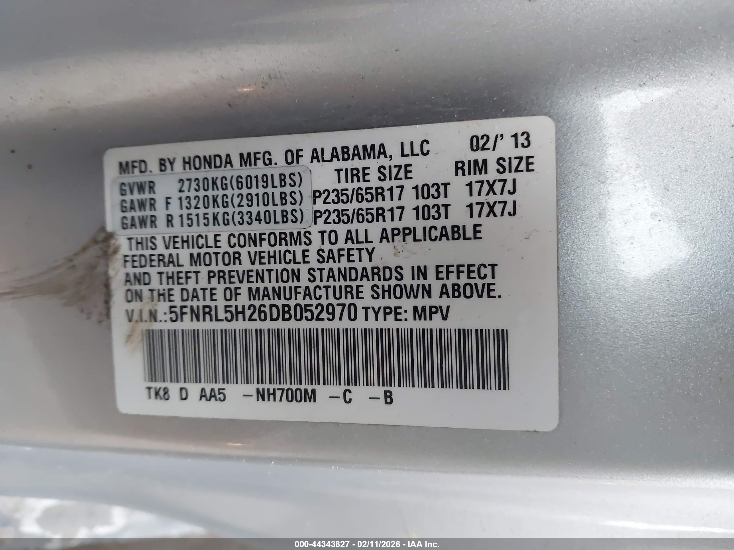 HONDA ODYSSEY image 9