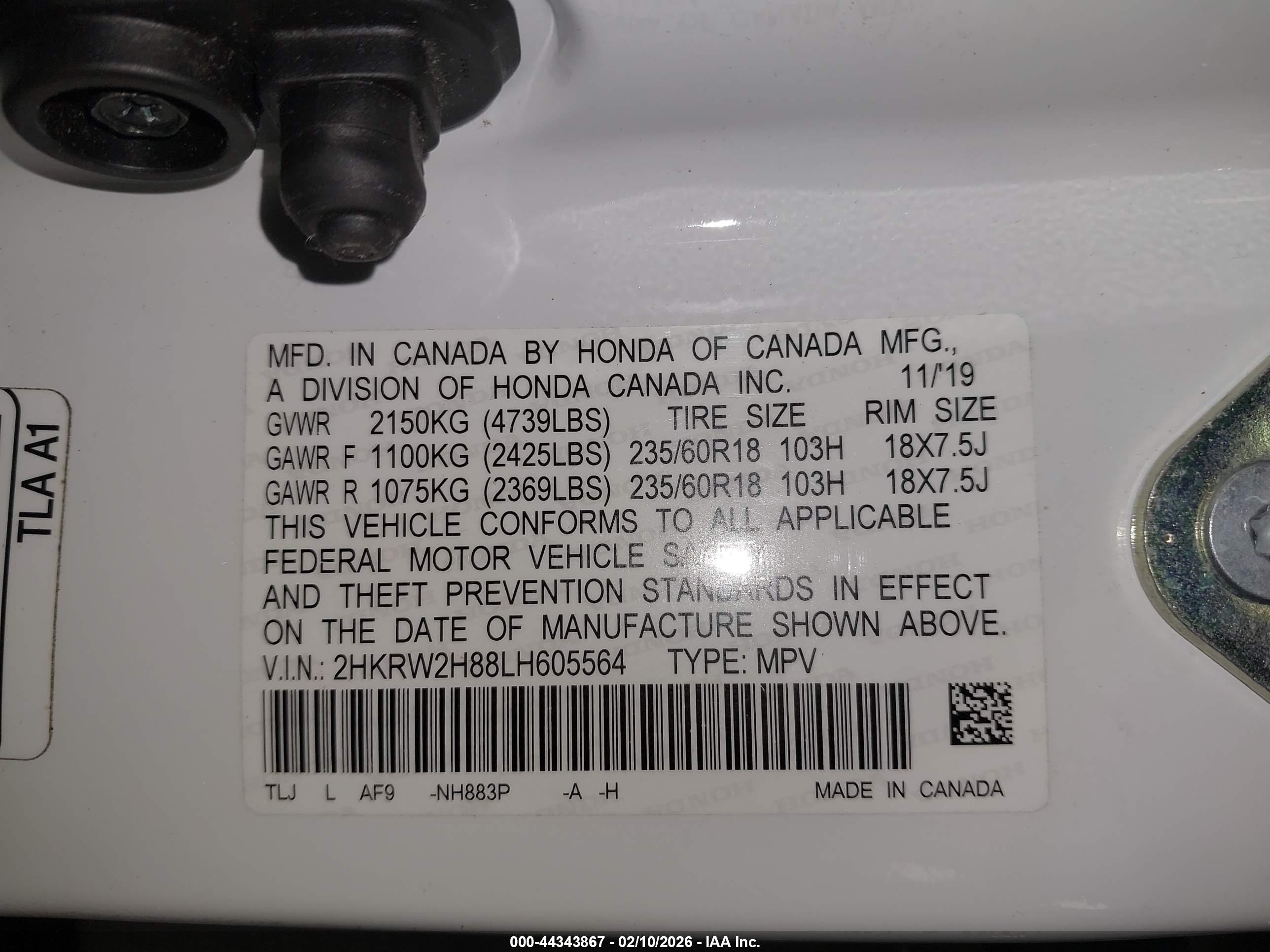 HONDA CR-V image 9
