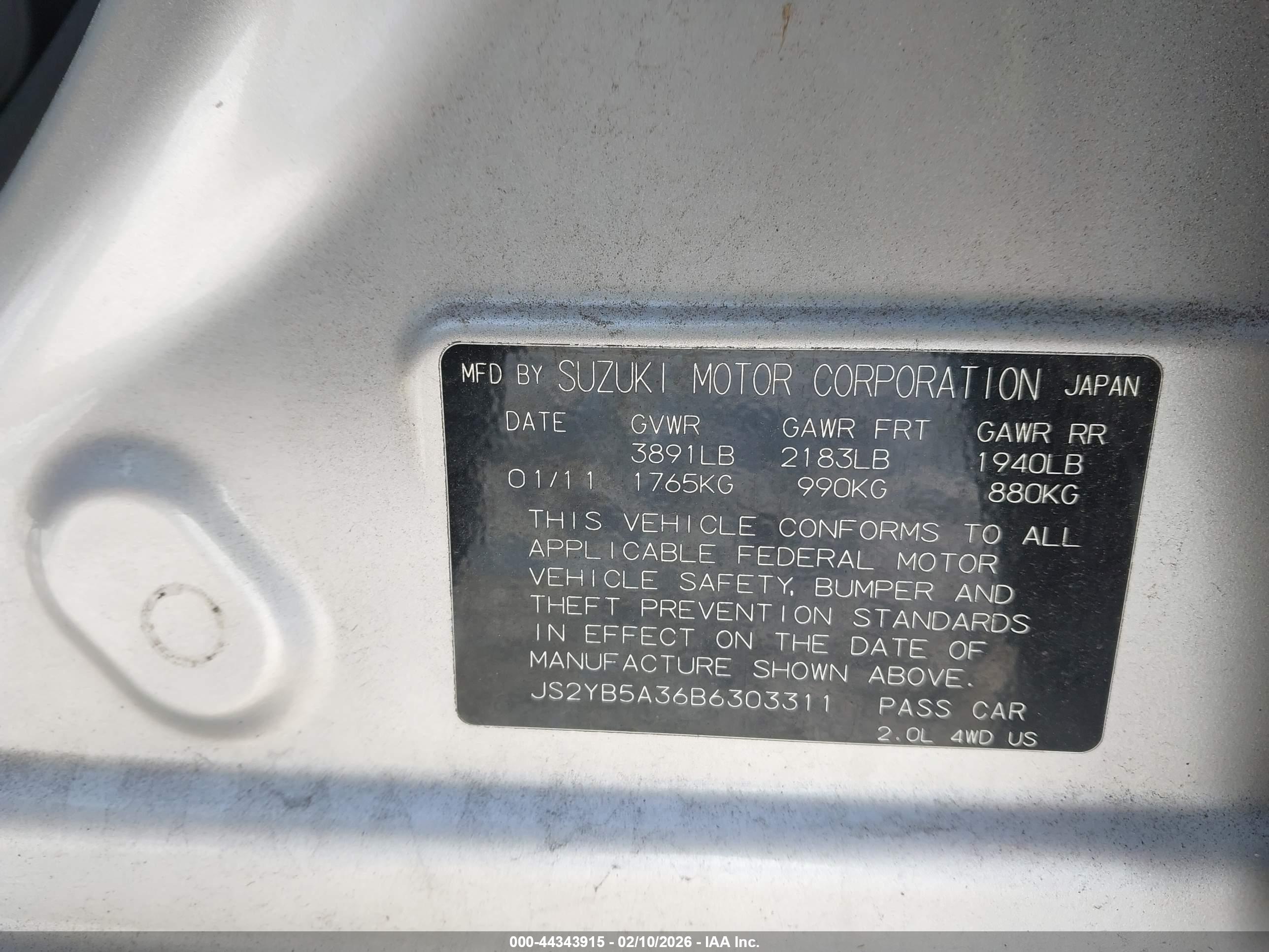 SUZUKI SX4 image 9