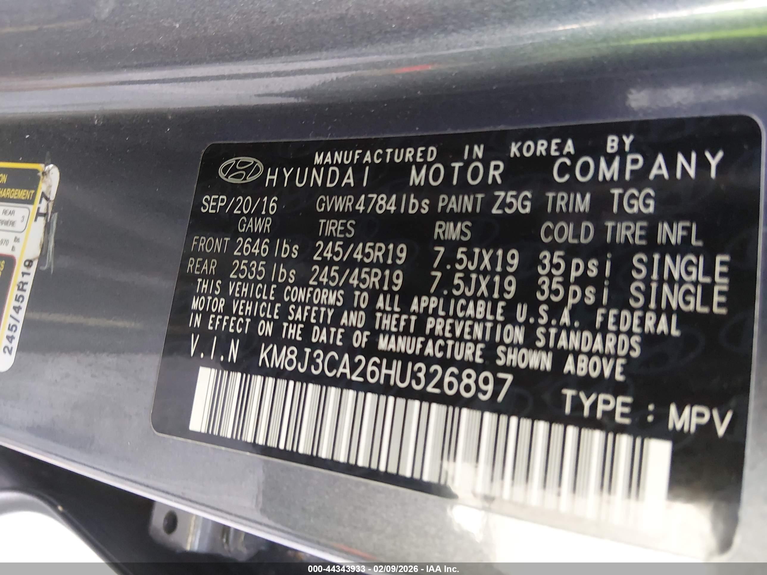 HYUNDAI TUCSON image 9