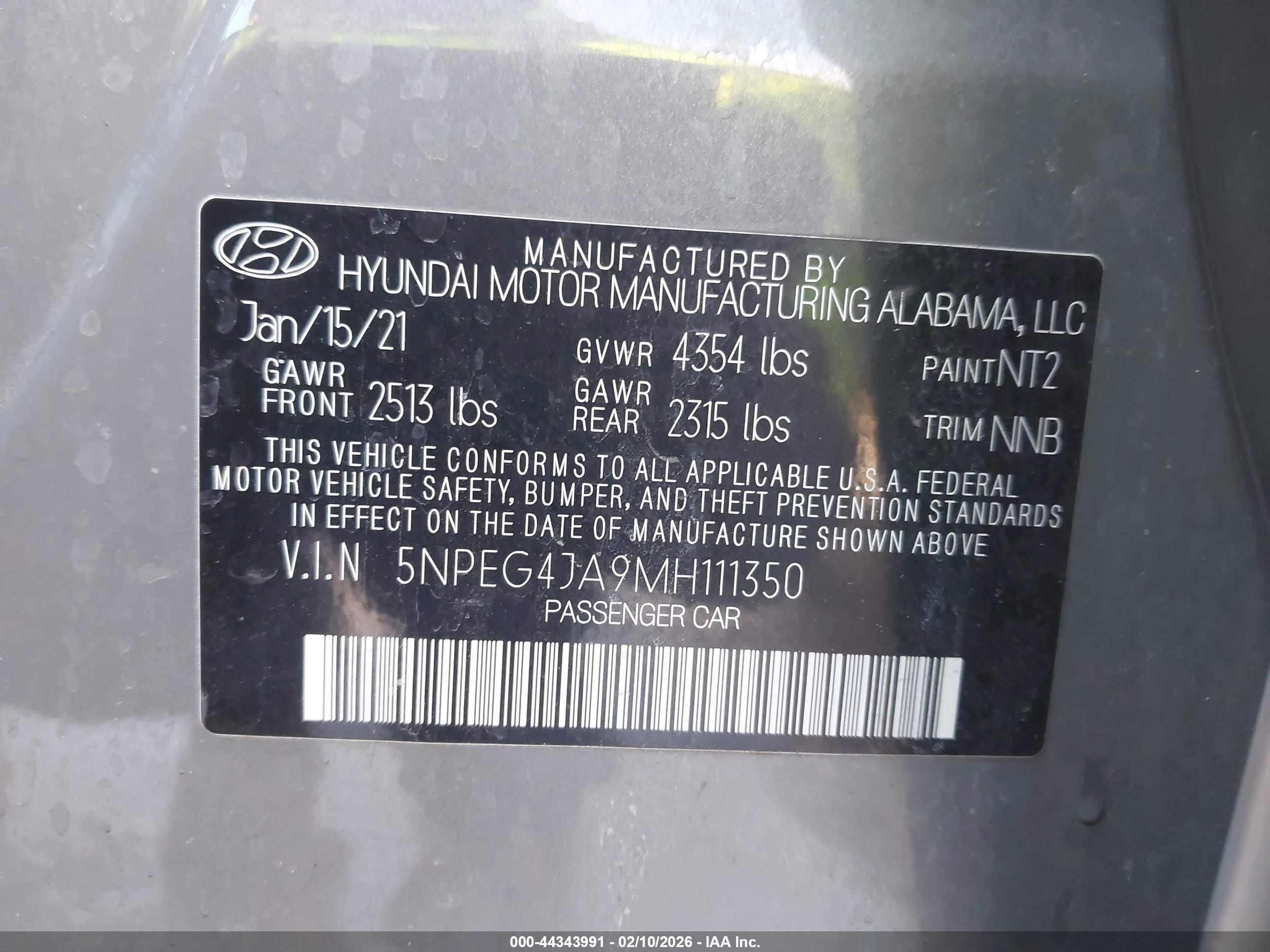 HYUNDAI SONATA image 9