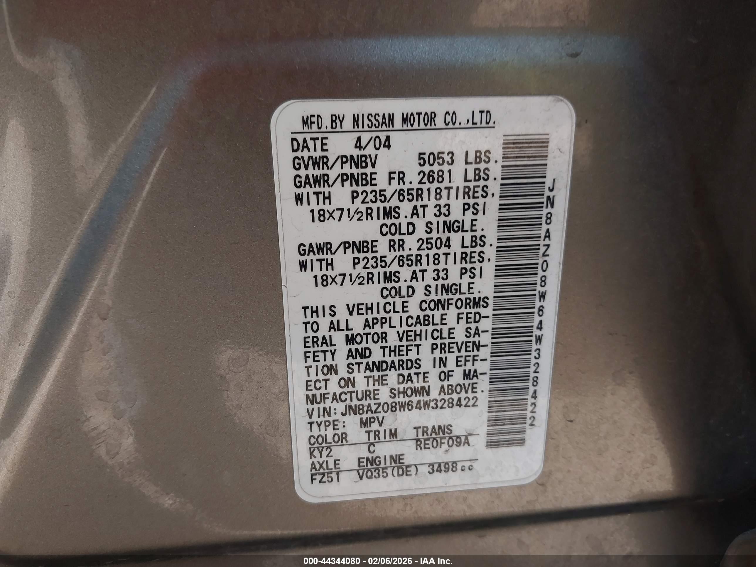 NISSAN MURANO image 9