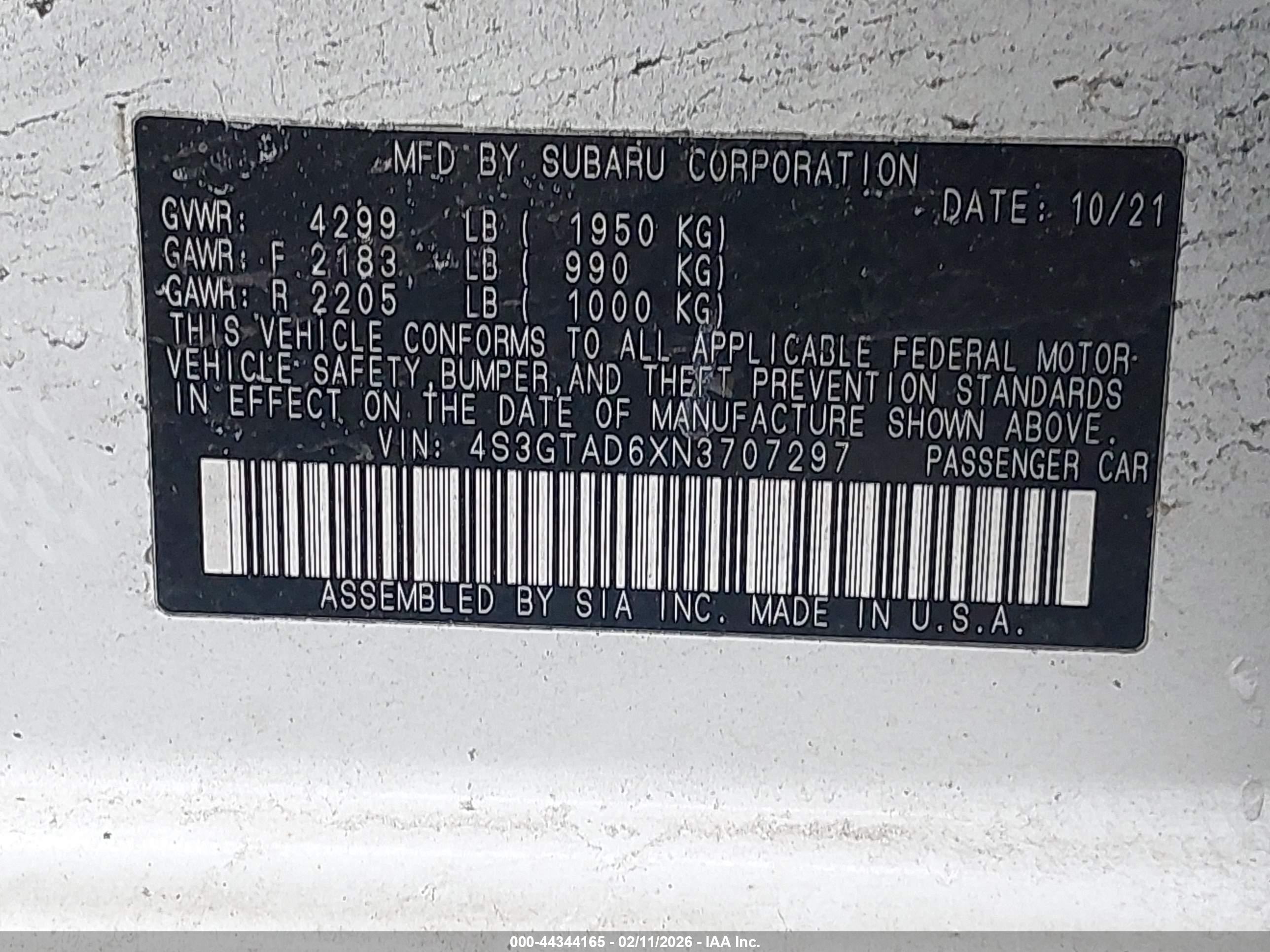 SUBARU IMPREZA image 9