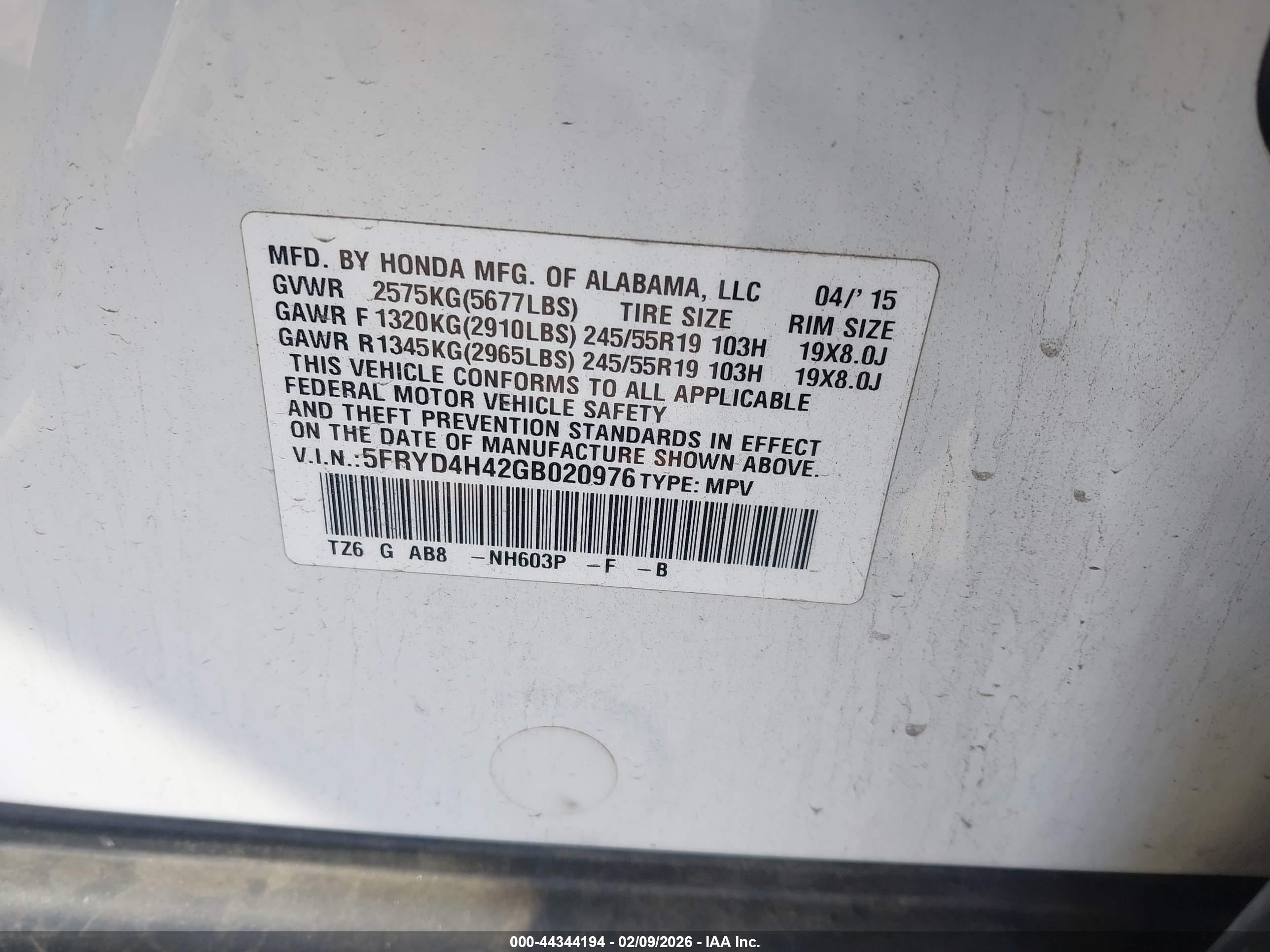 ACURA MDX image 9