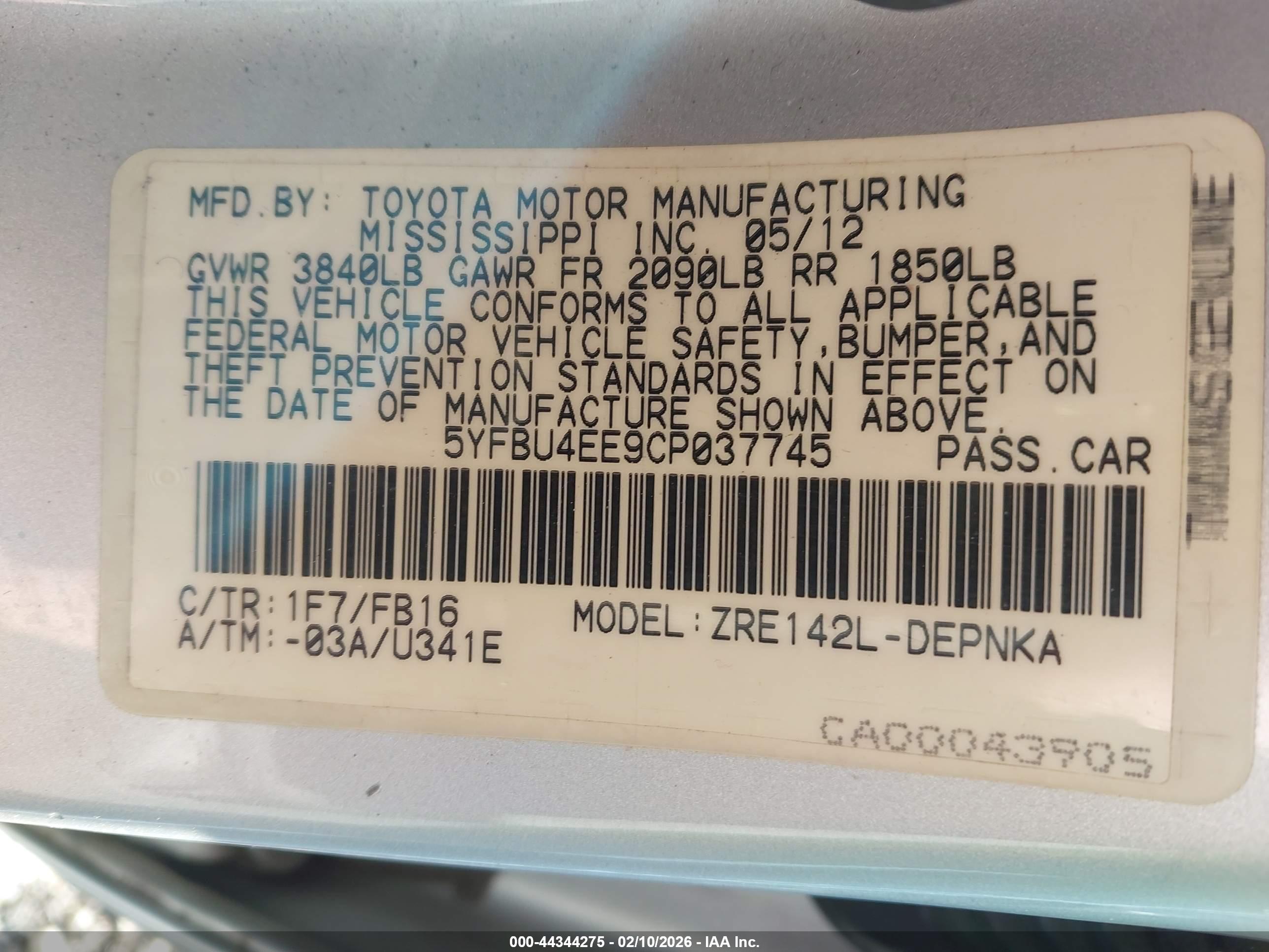 TOYOTA COROLLA image 9