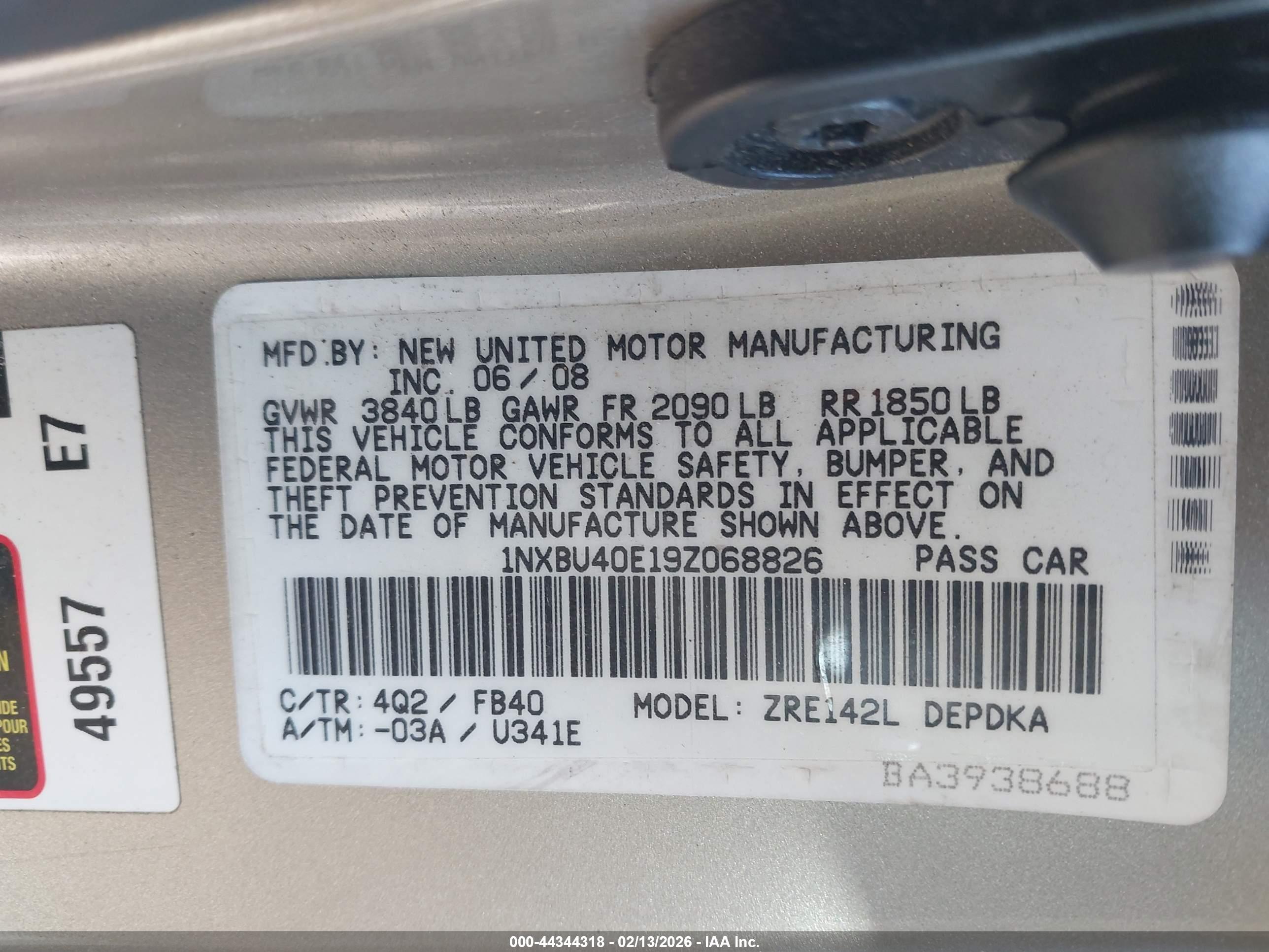 TOYOTA COROLLA image 9