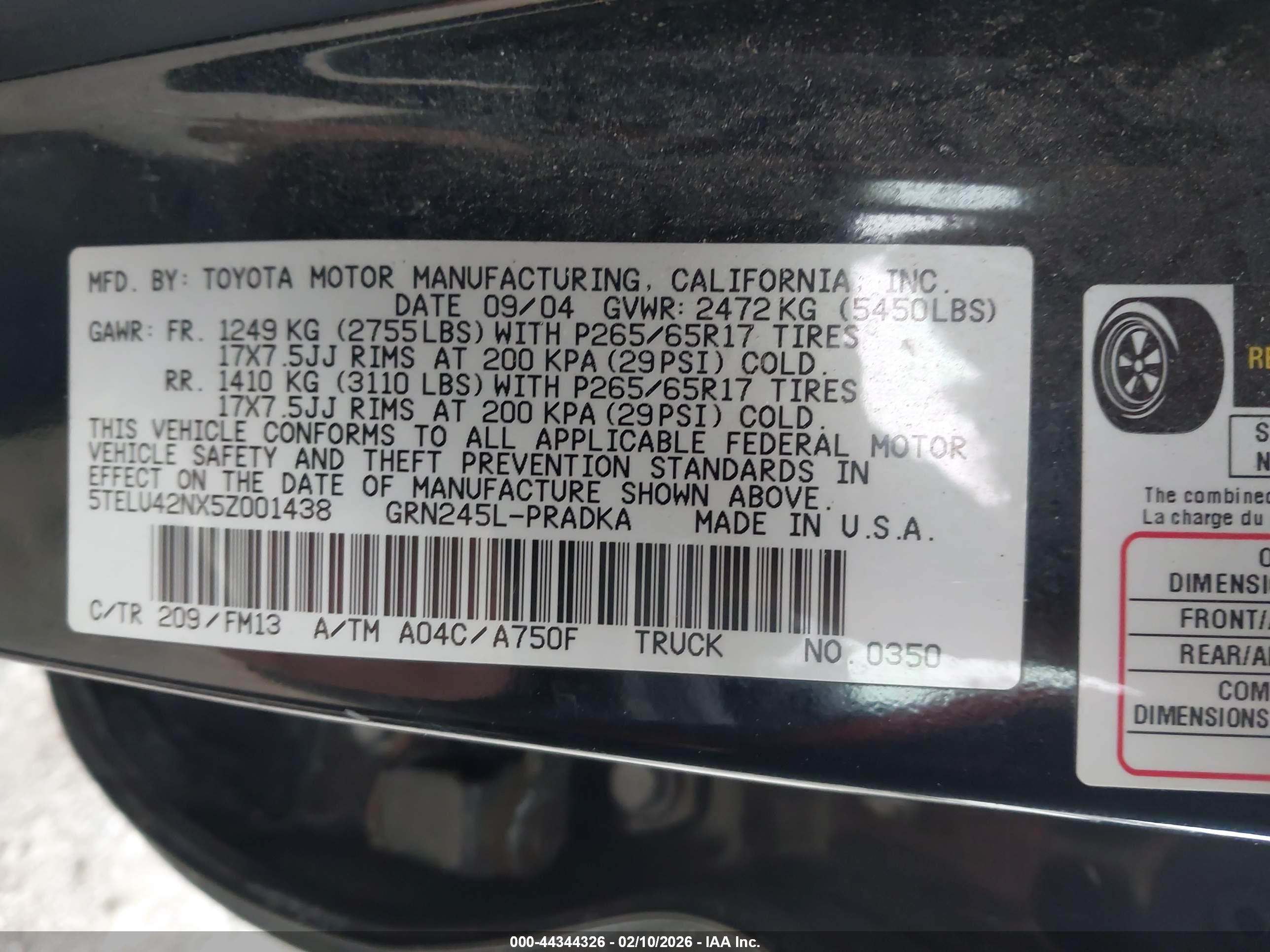 TOYOTA TACOMA image 9