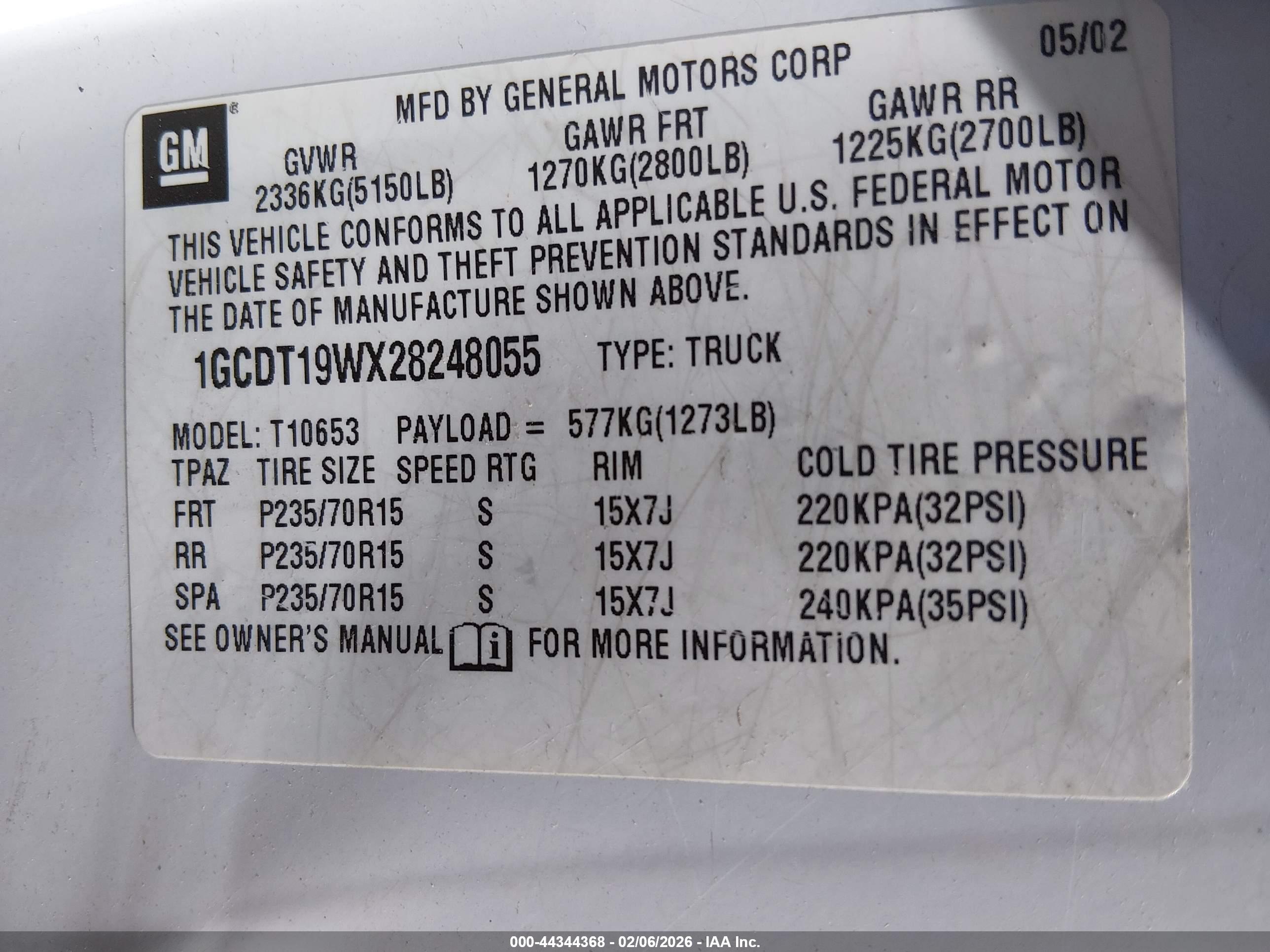 CHEVROLET S-10 image 9