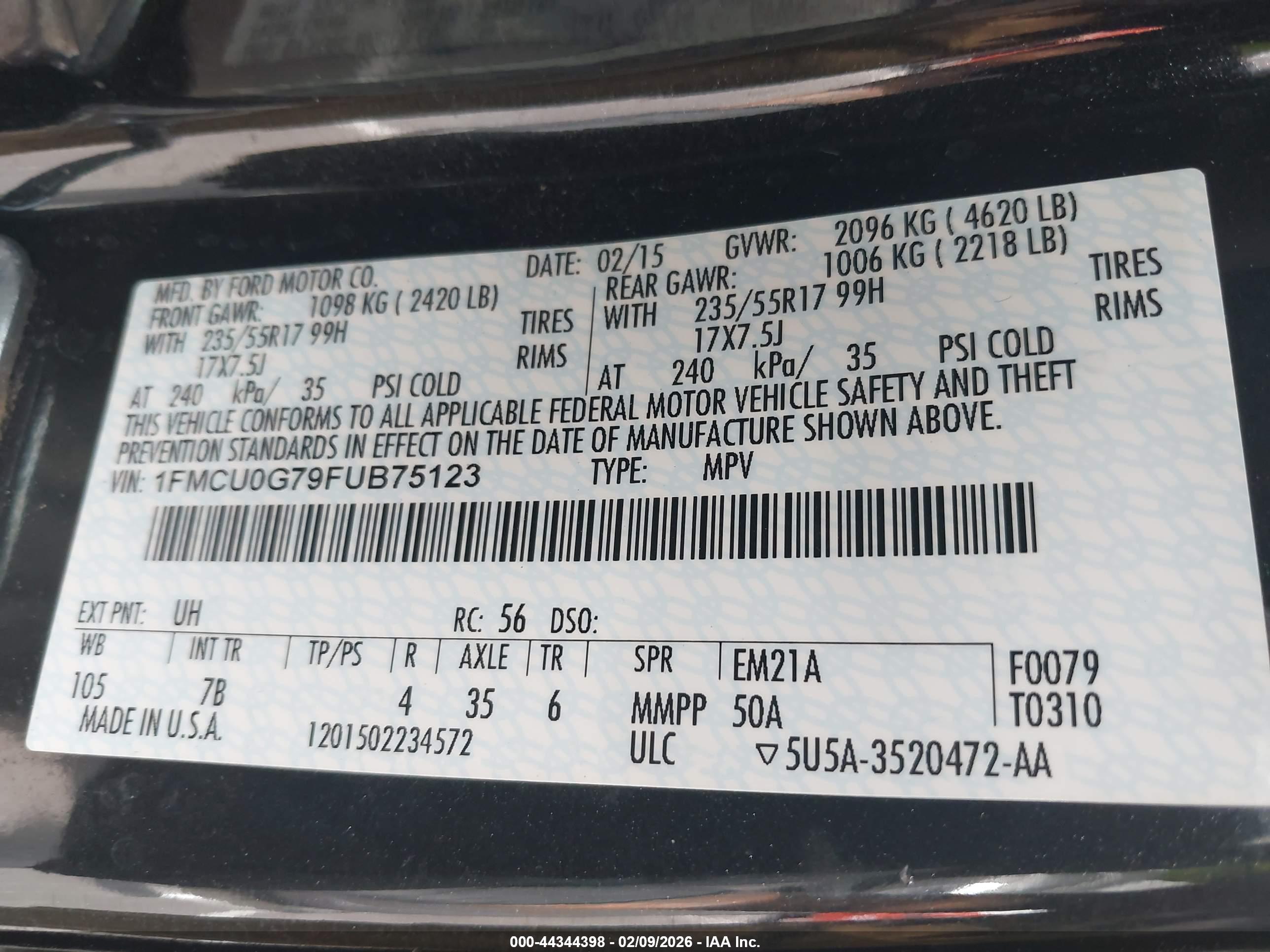 FORD ESCAPE image 9