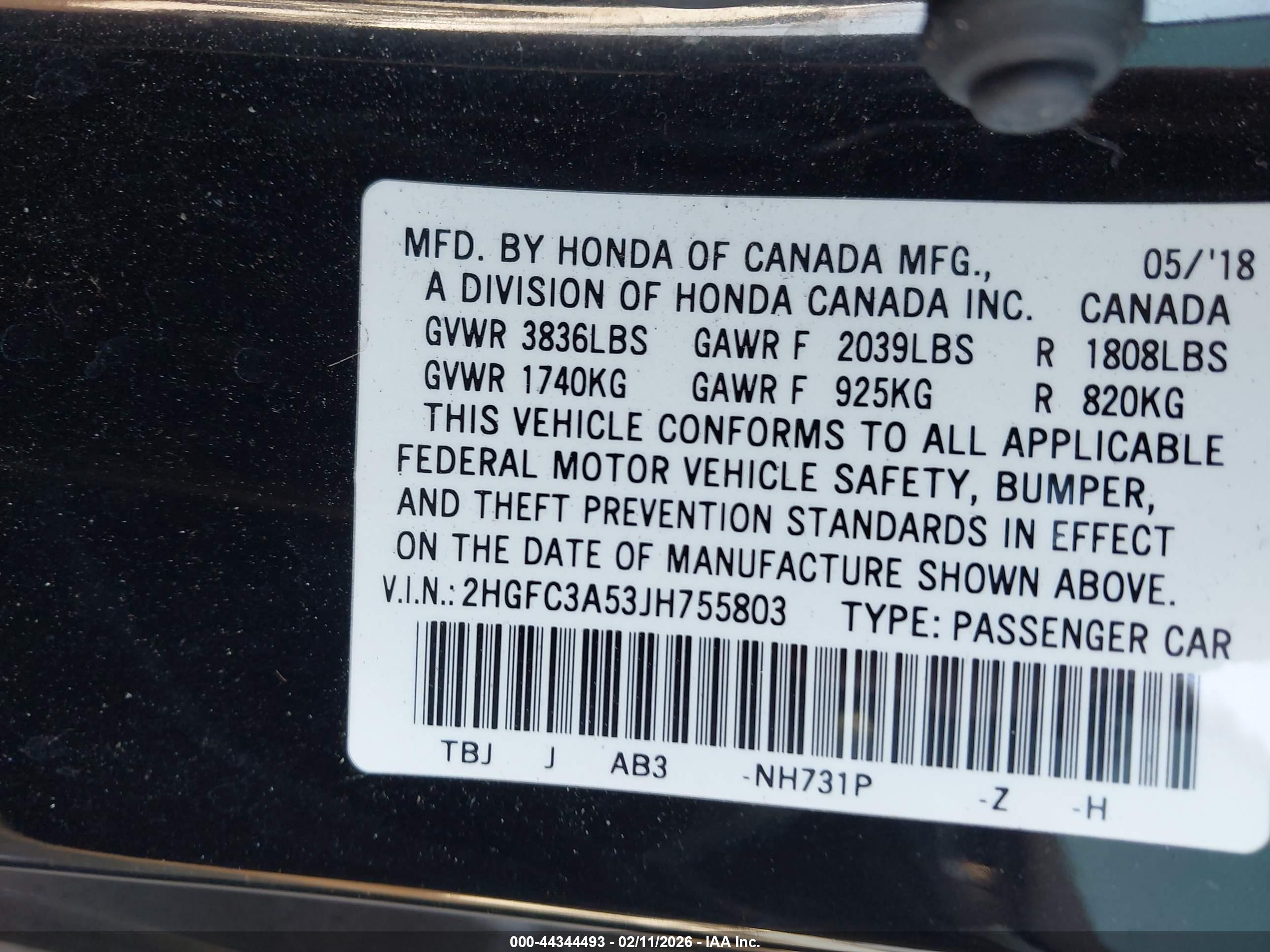 HONDA CIVIC image 9