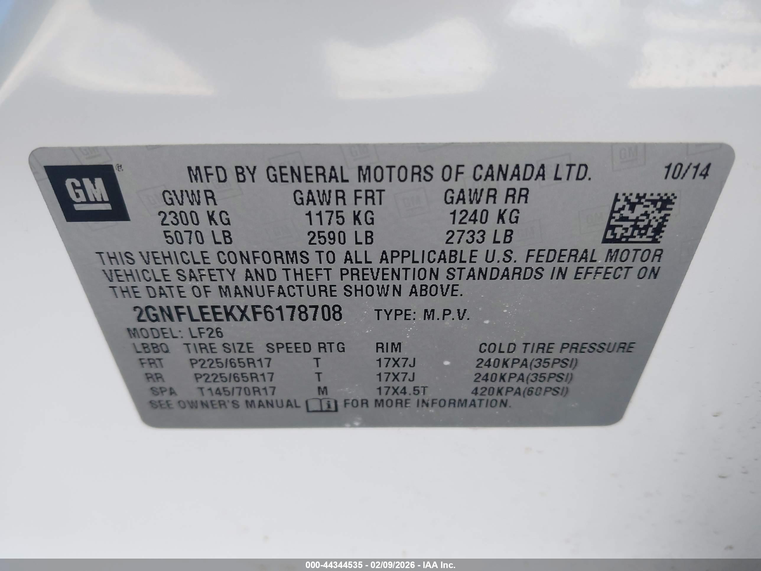 CHEVROLET EQUINOX image 9