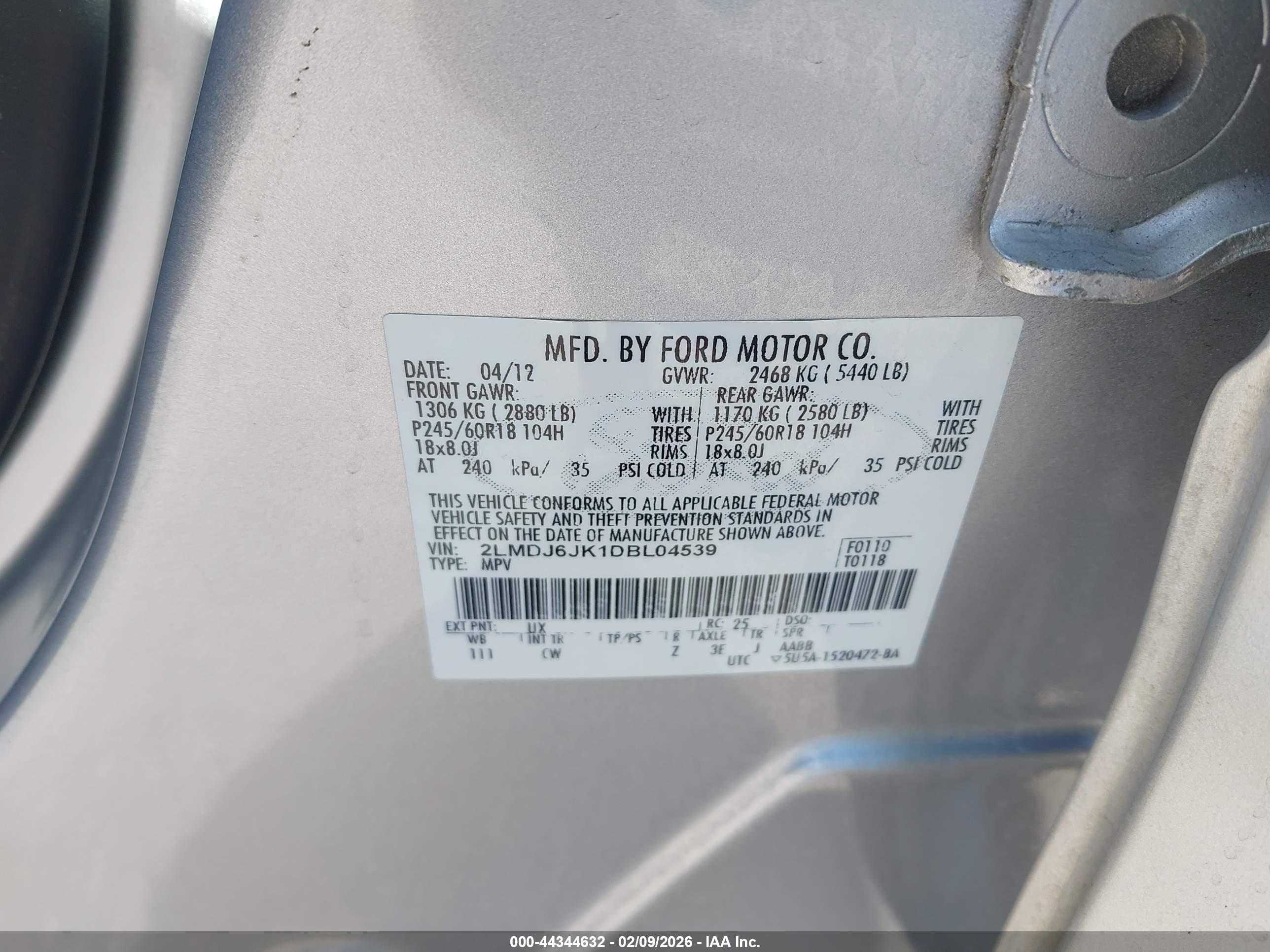 LINCOLN MKX image 9