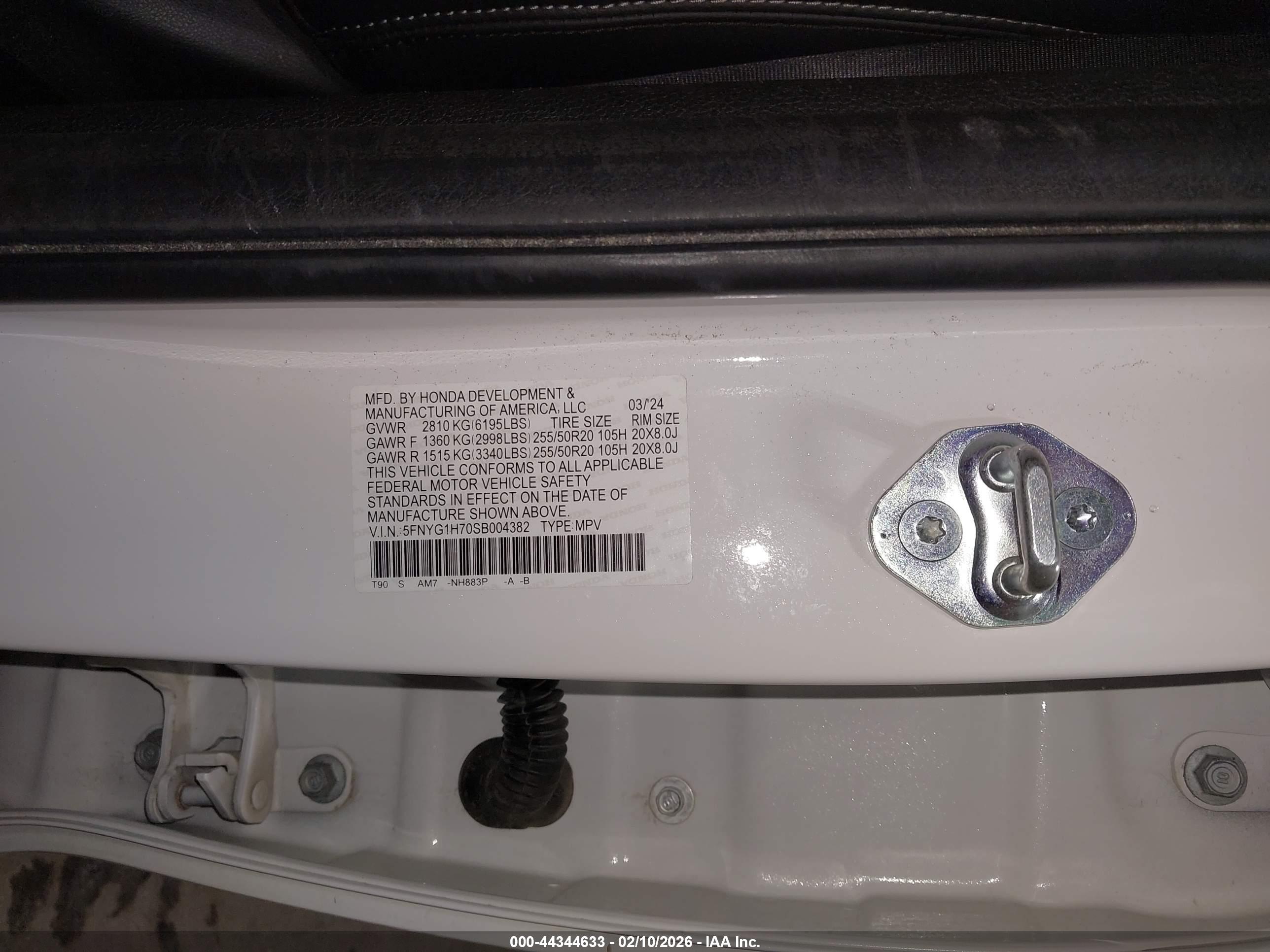 HONDA PILOT image 9