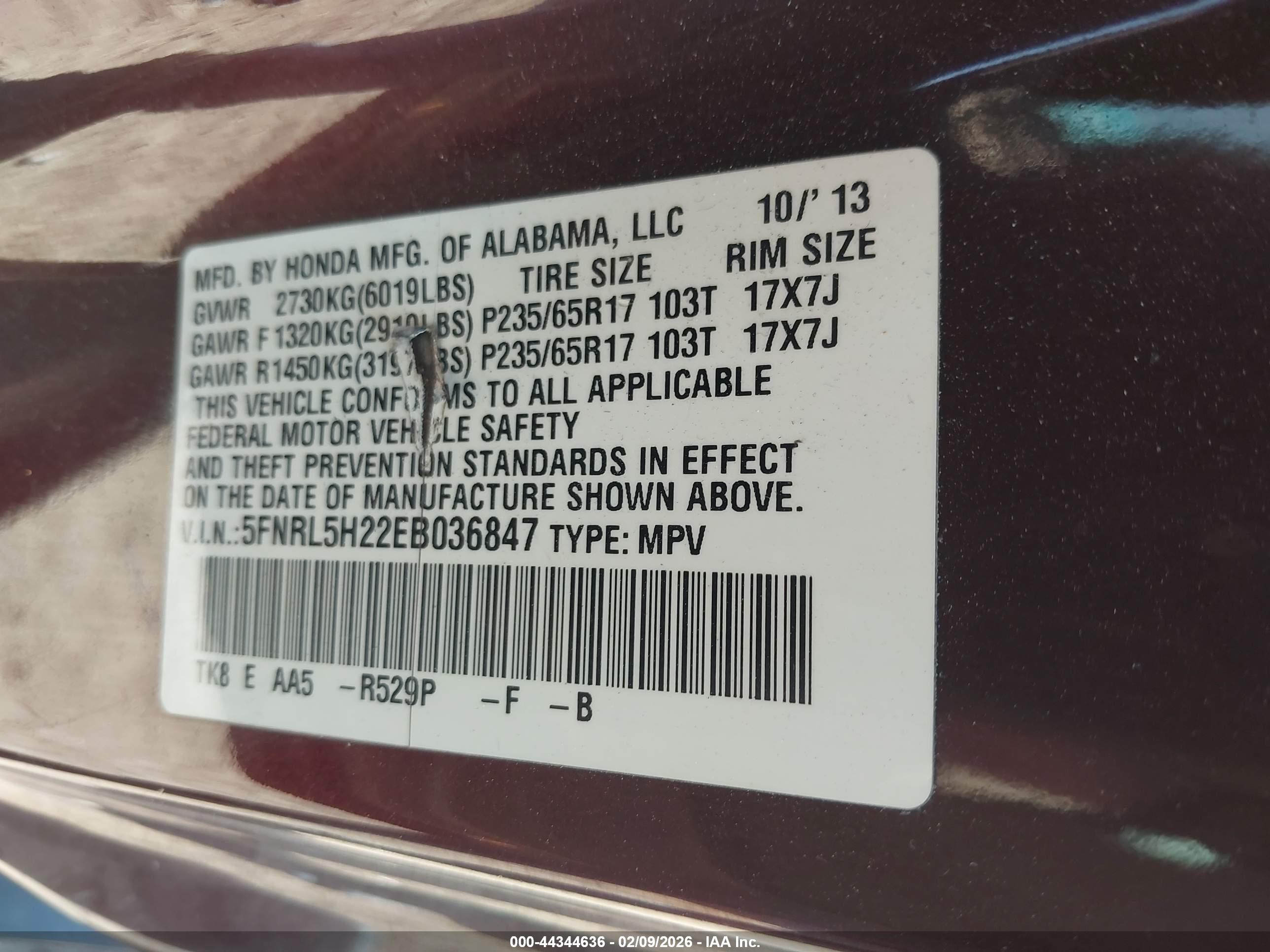 HONDA ODYSSEY image 9