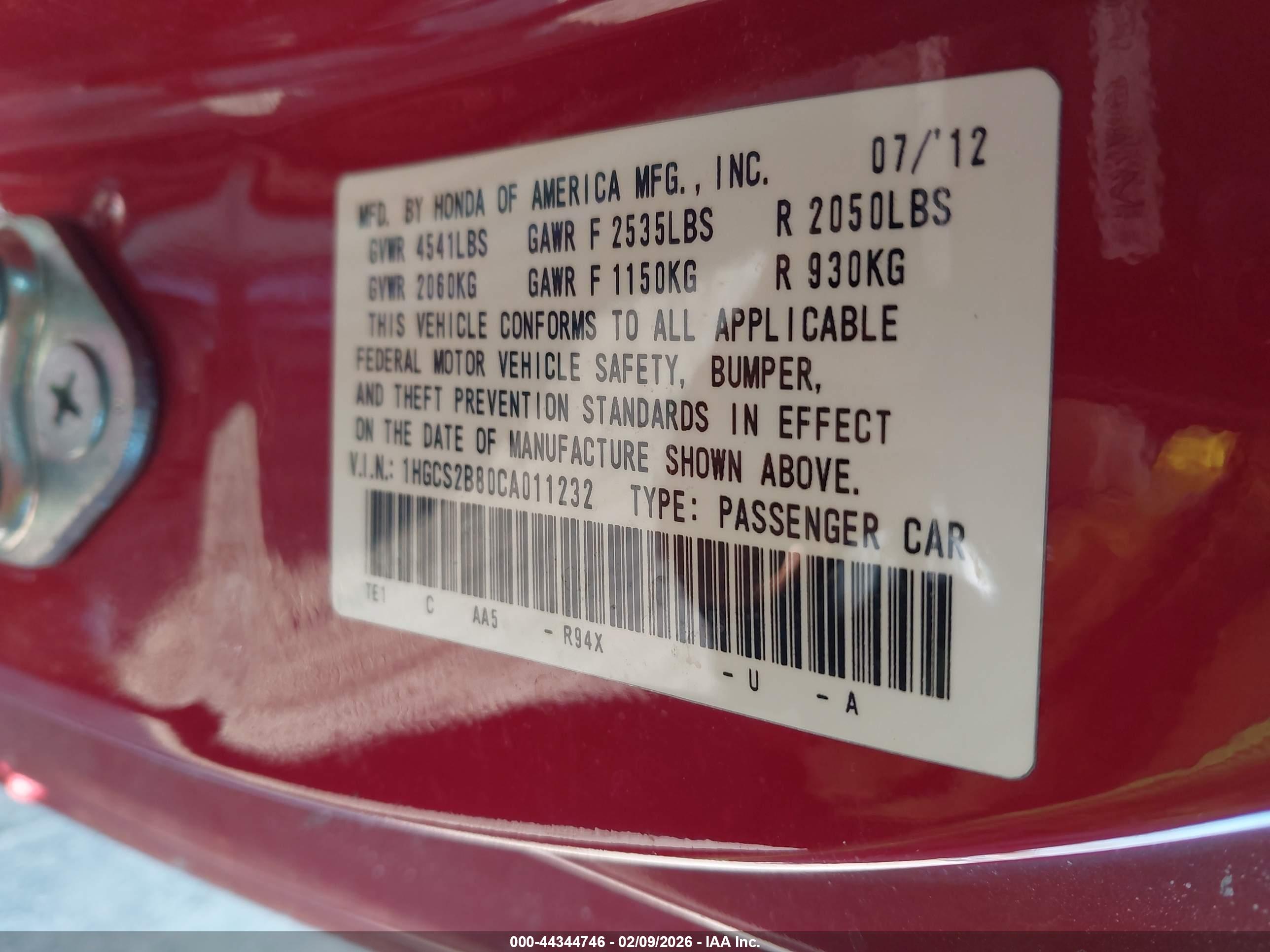 HONDA ACCORD image 9