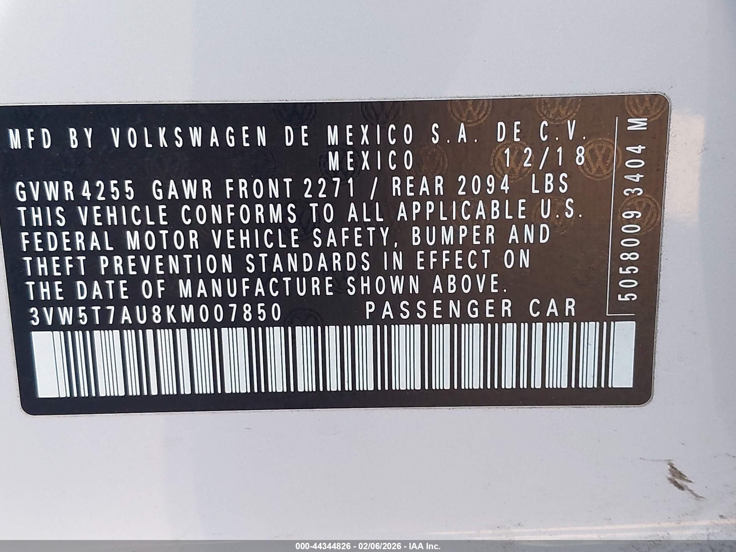 VOLKSWAGEN GOLF image 9