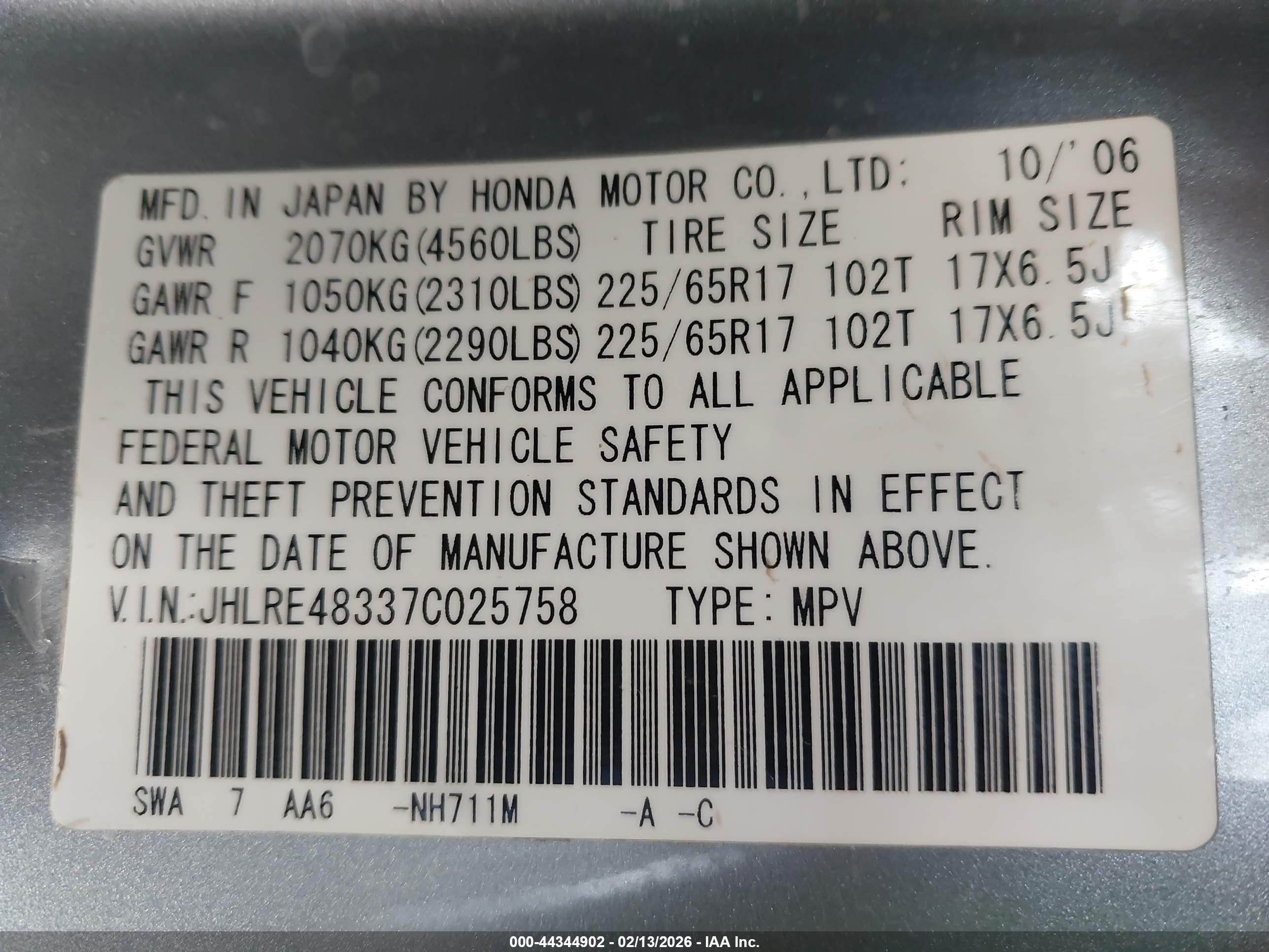HONDA CR-V image 9