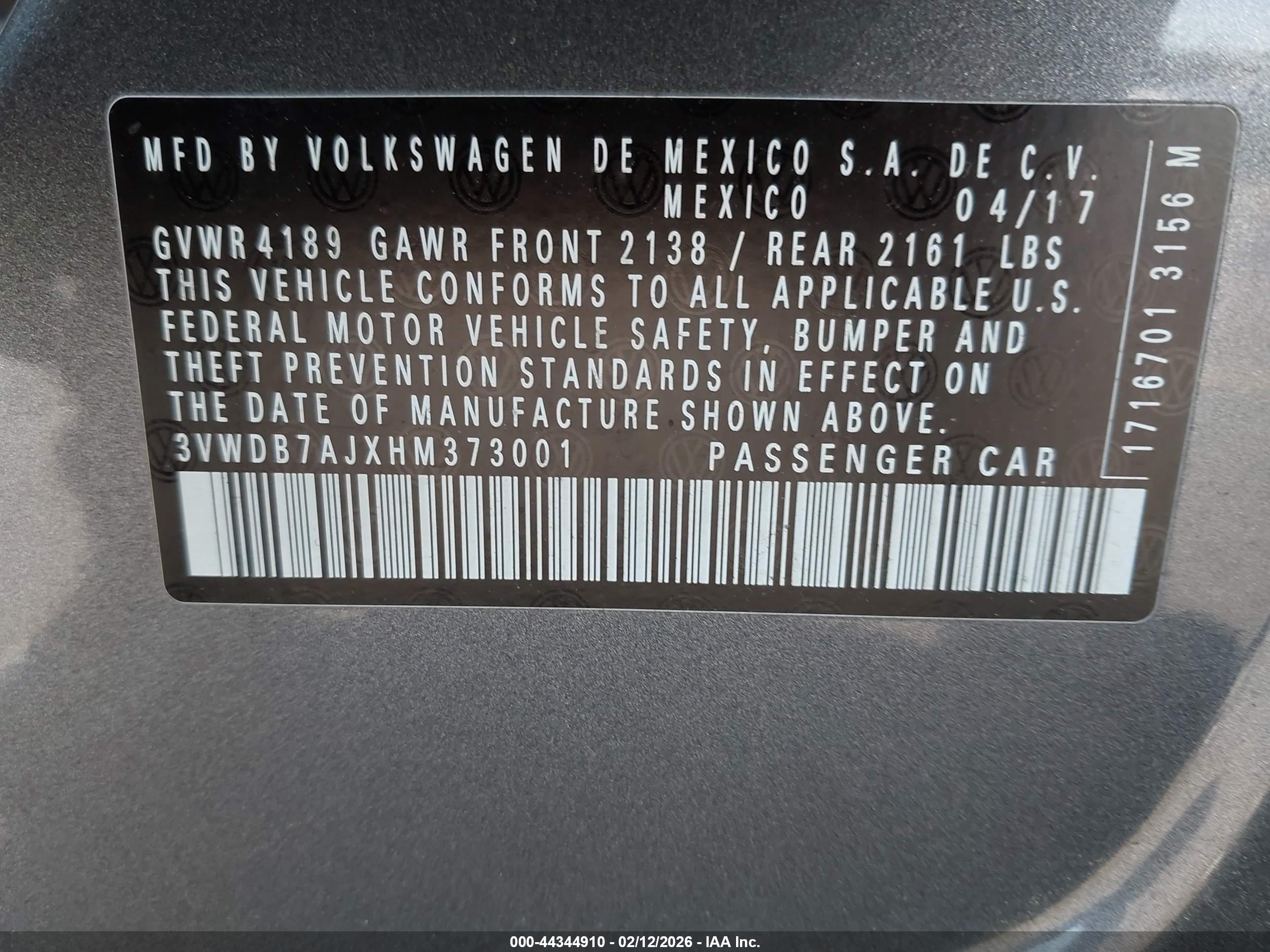 VOLKSWAGEN JETTA image 9