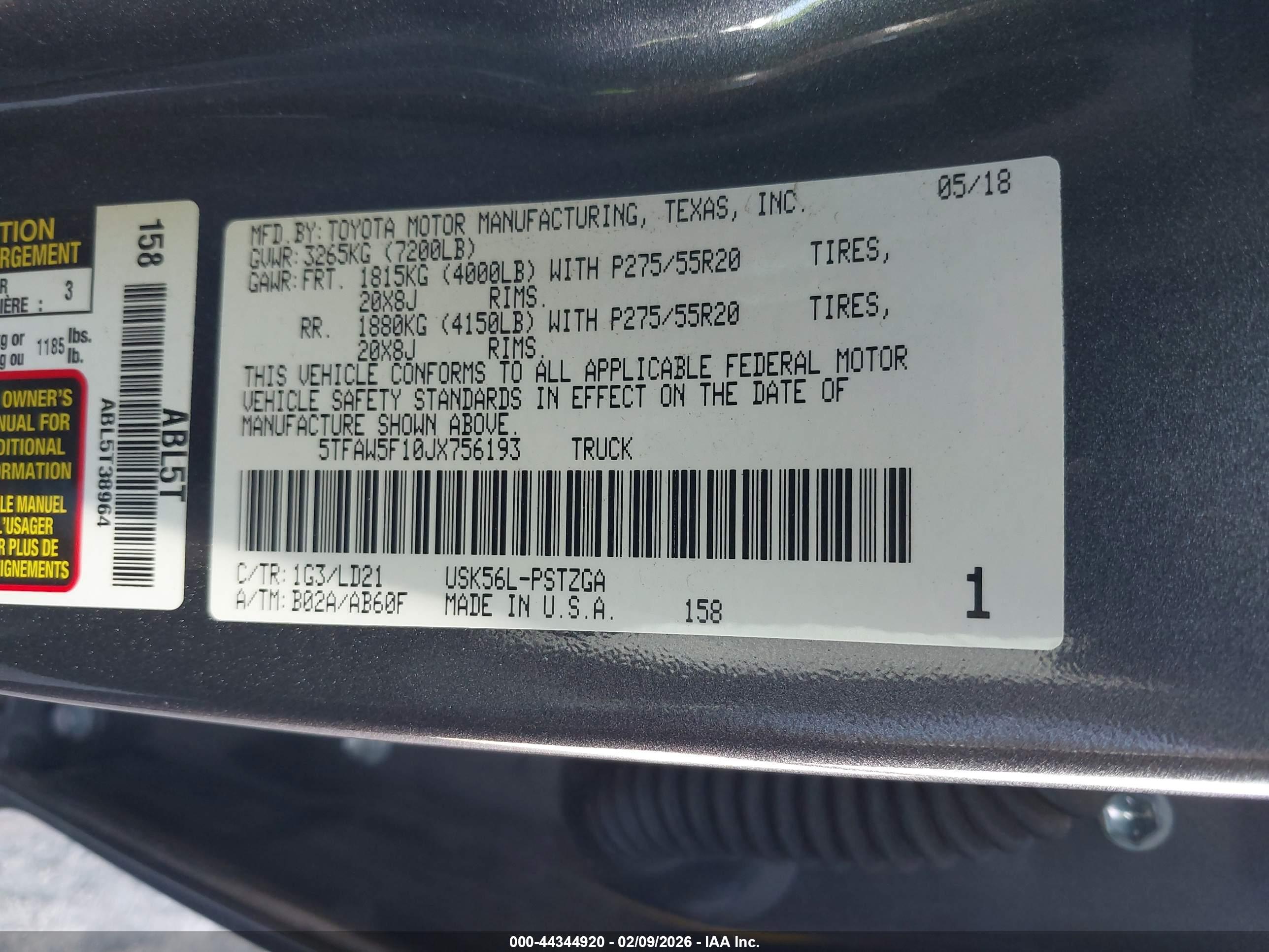 TOYOTA TUNDRA image 9