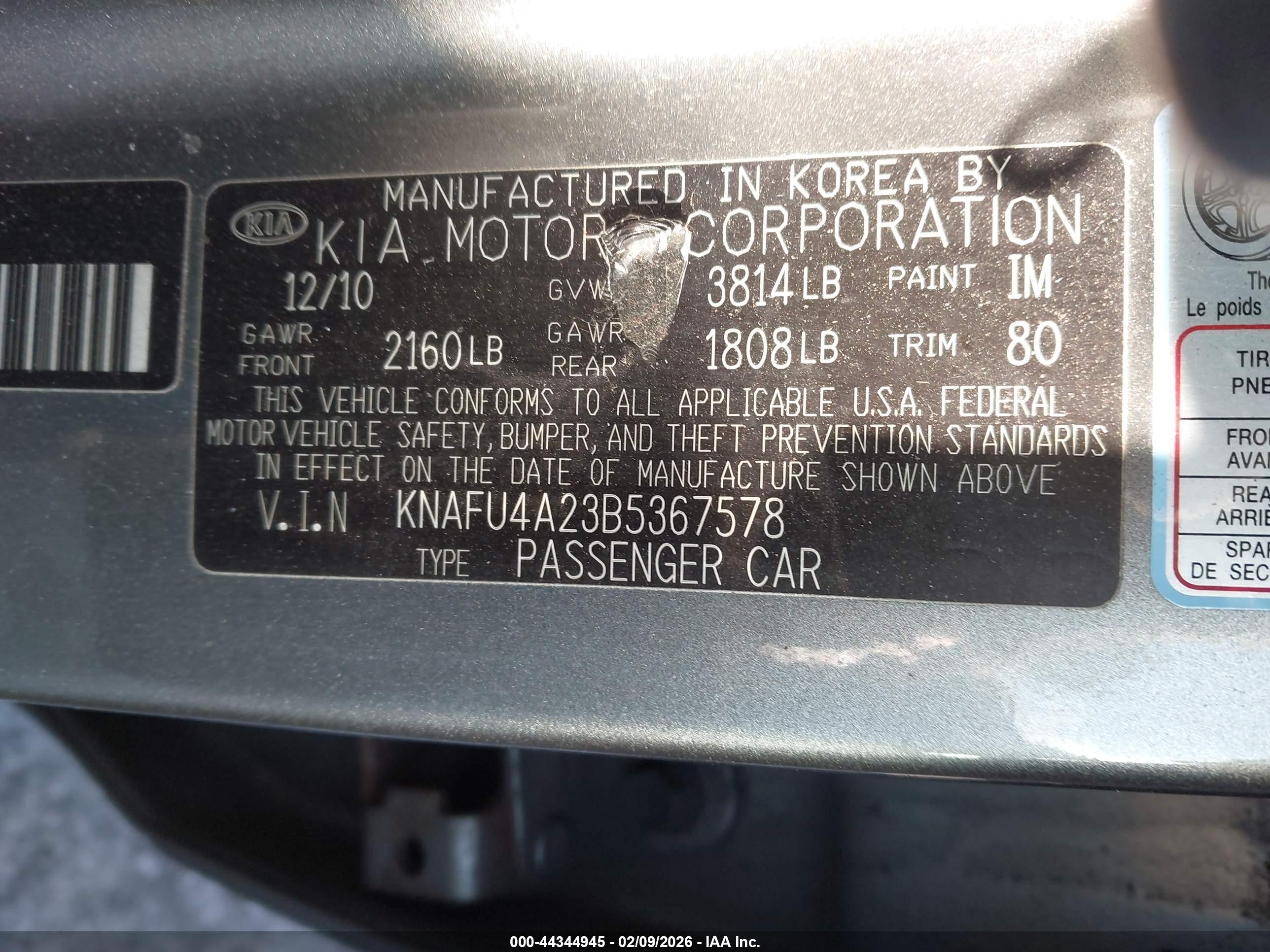 KIA FORTE image 9