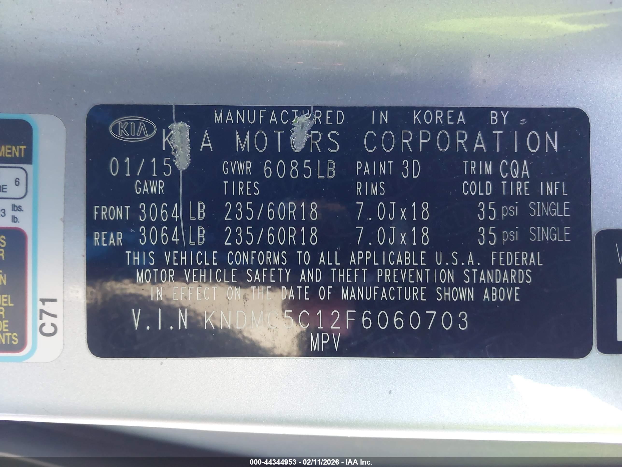 KIA SEDONA image 9