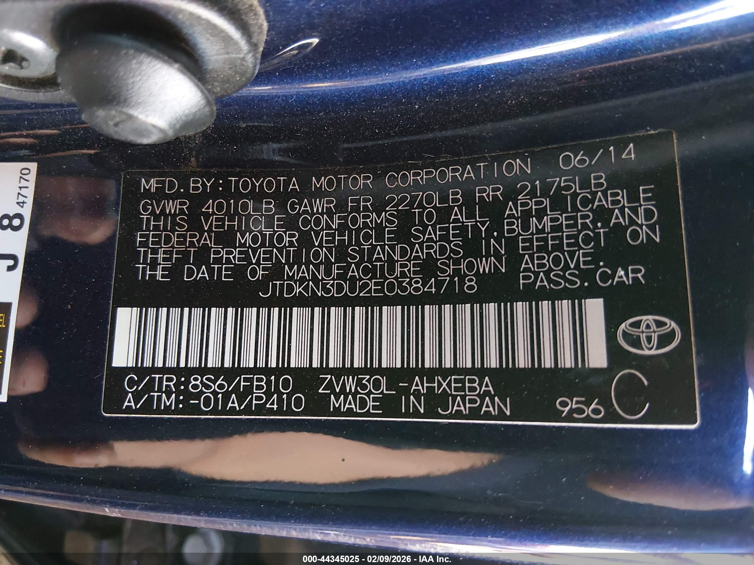 TOYOTA PRIUS image 9