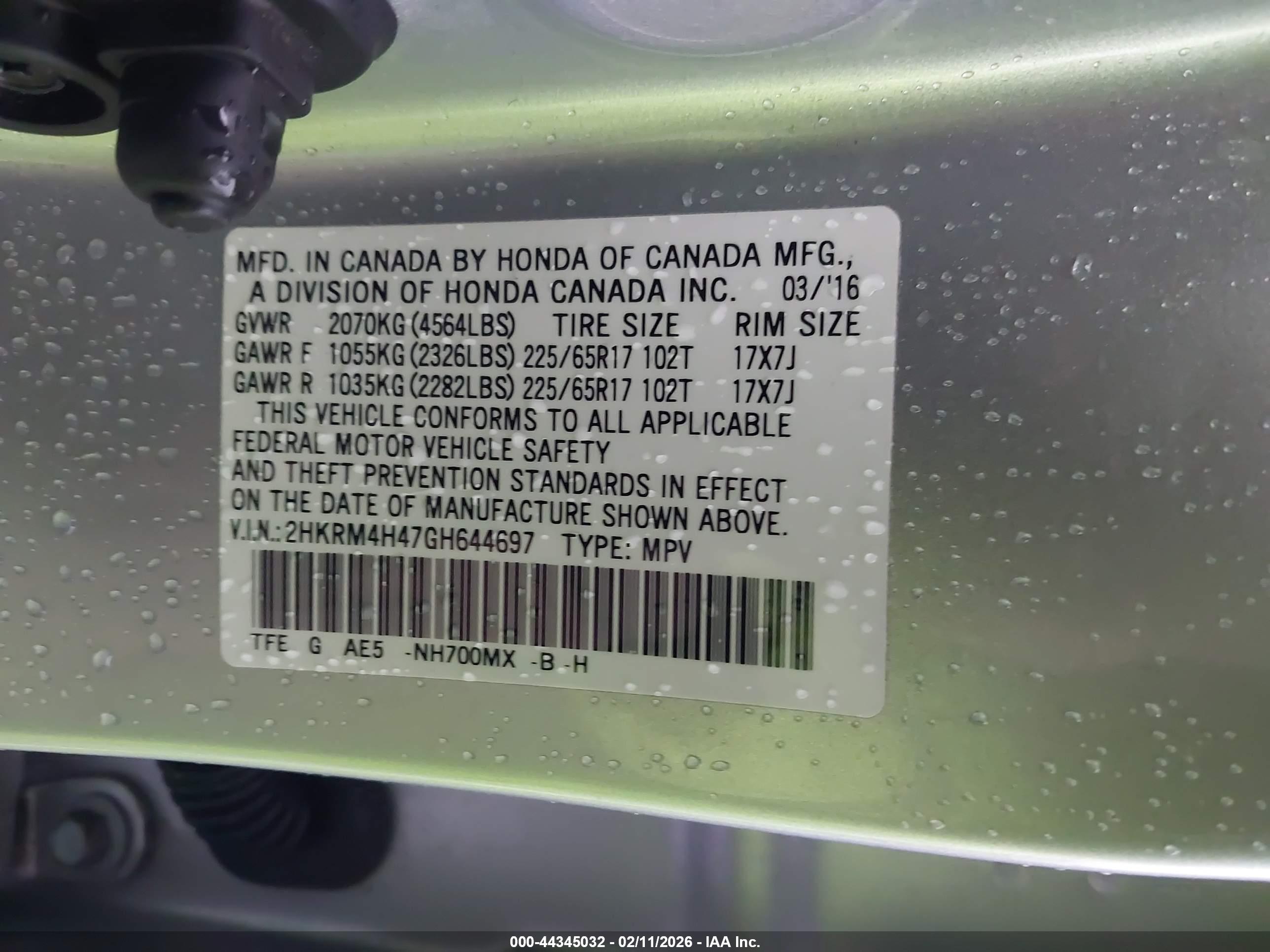 HONDA CR-V image 9