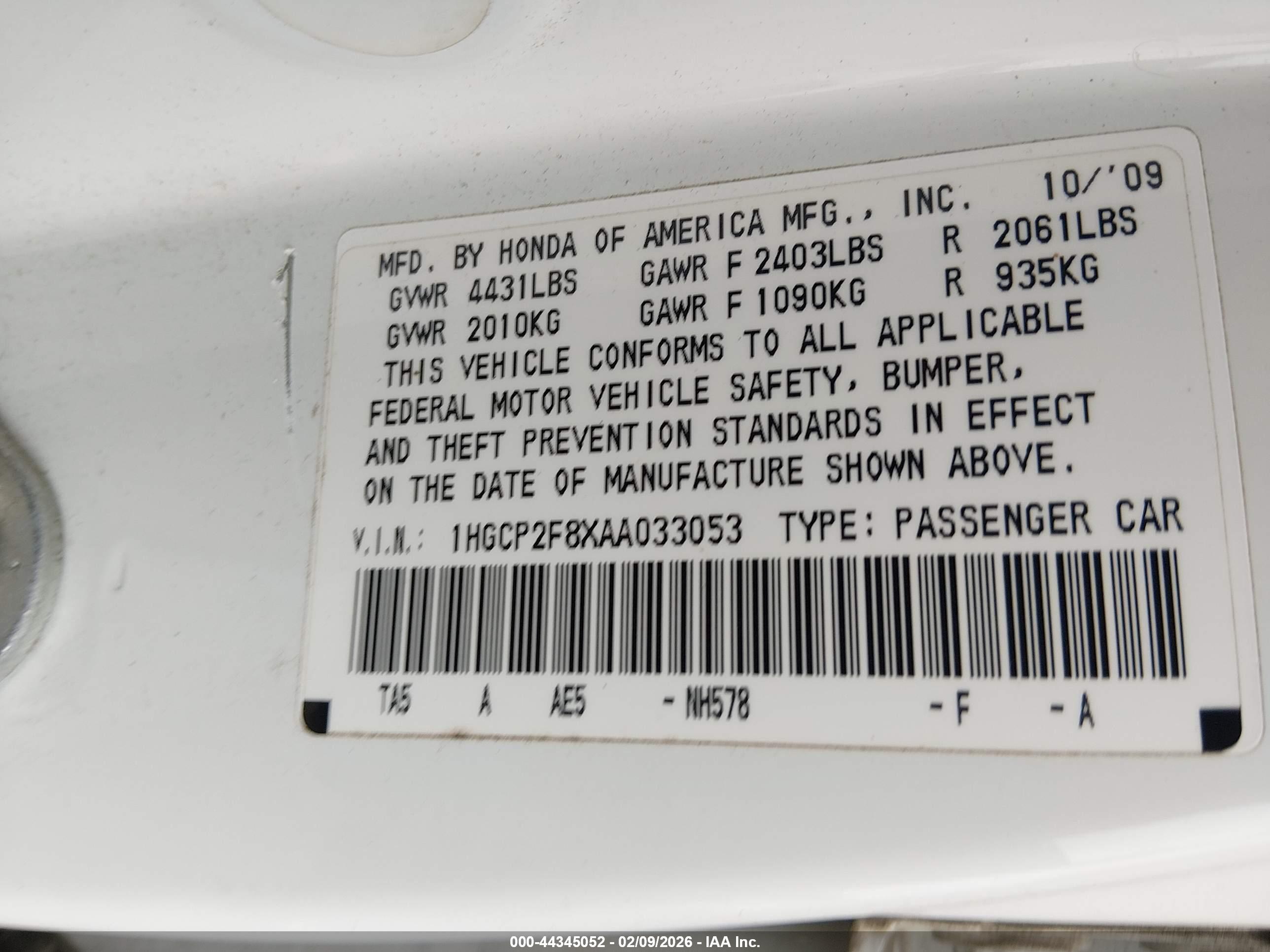 HONDA ACCORD image 9