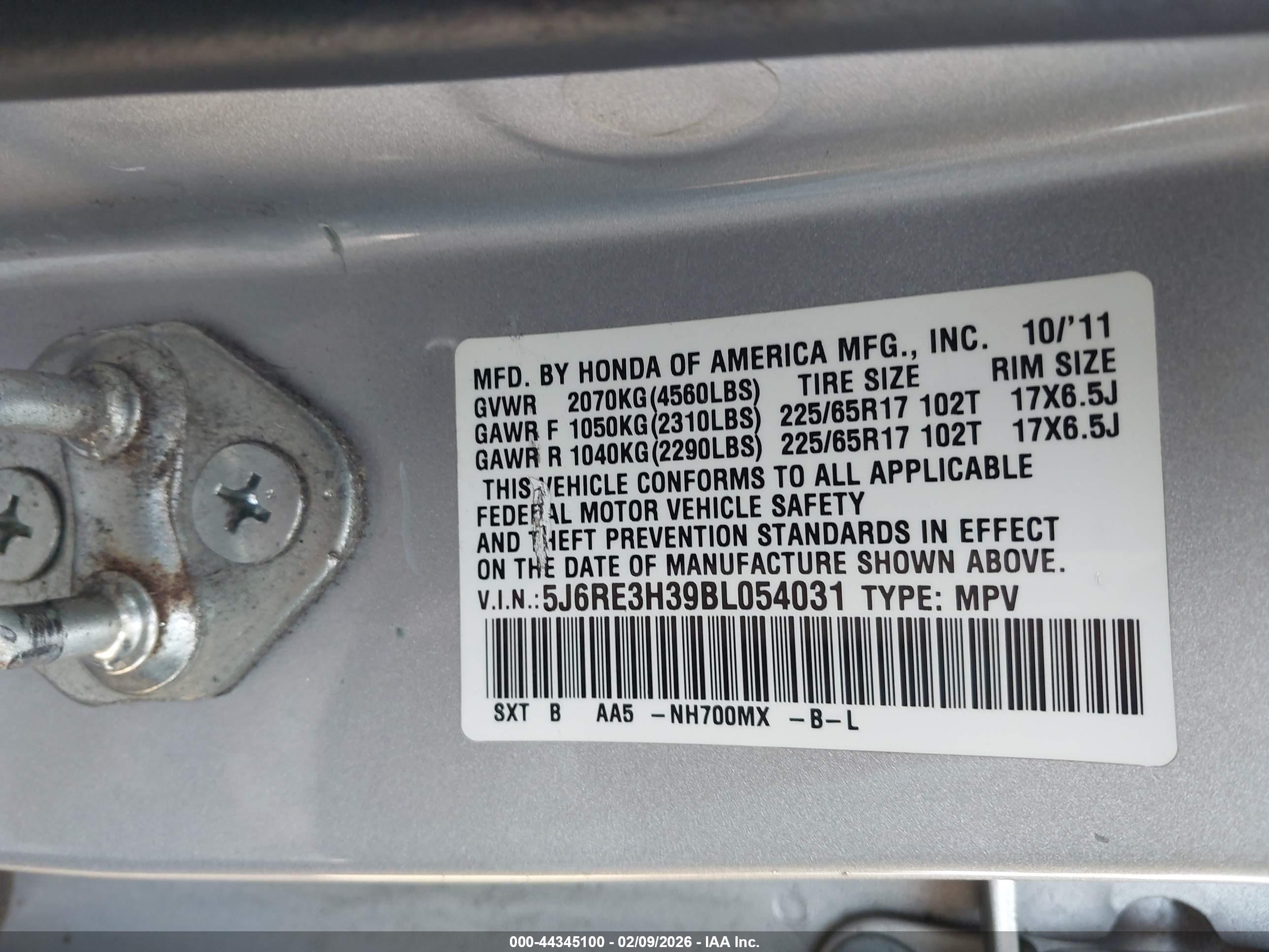 HONDA CR-V image 9