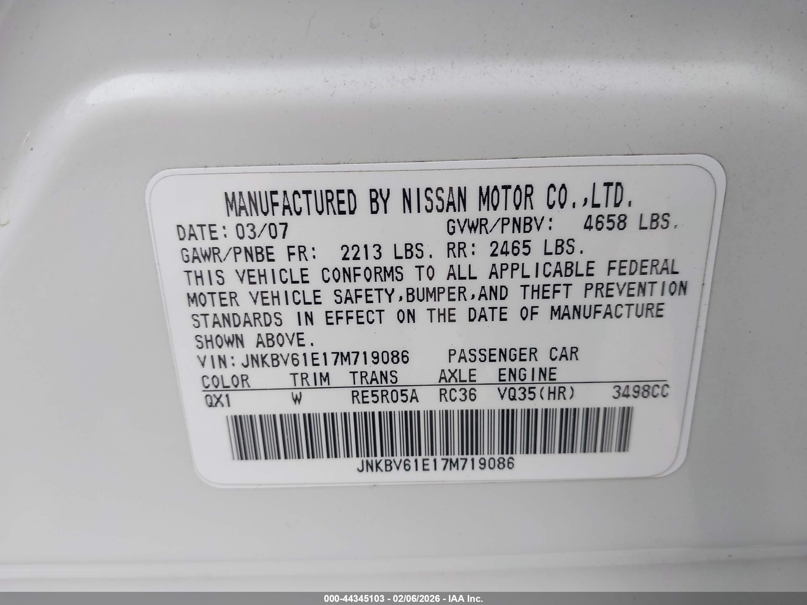 INFINITI G35 image 9