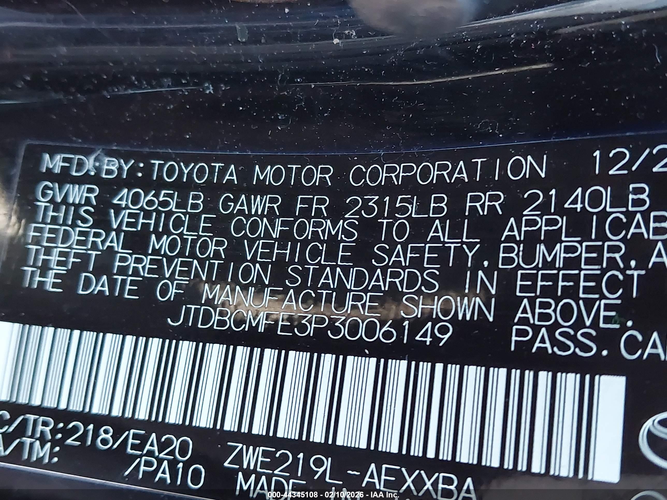 TOYOTA COROLLA image 9