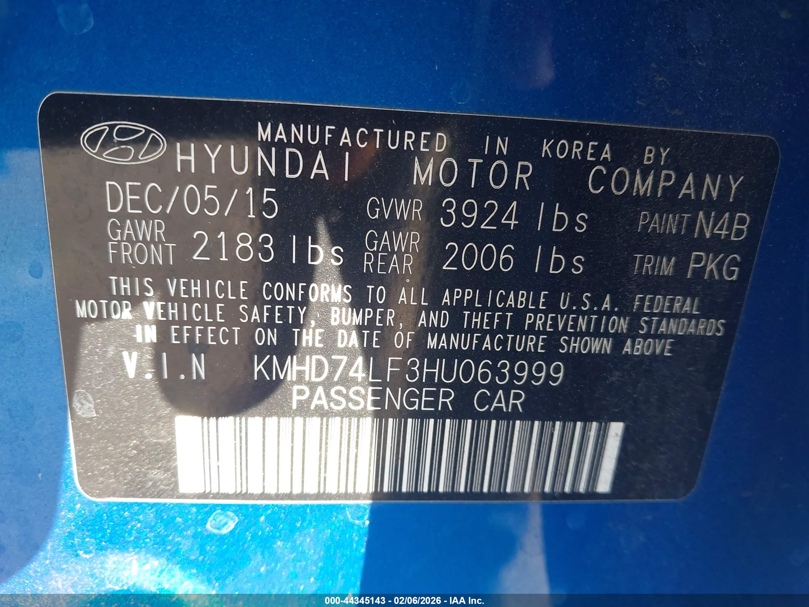HYUNDAI ELANTRA image 9