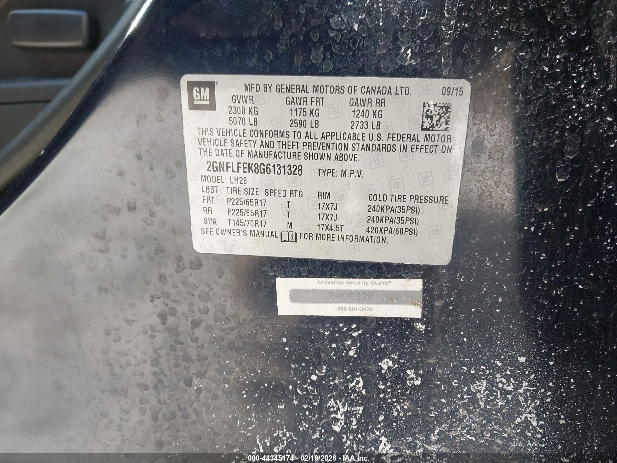CHEVROLET EQUINOX image 9