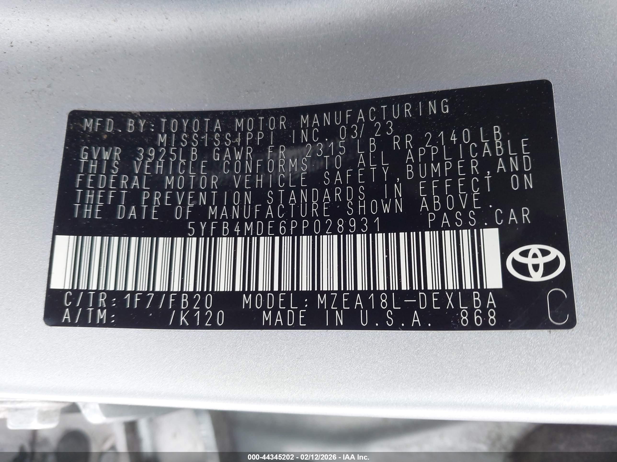TOYOTA COROLLA image 9
