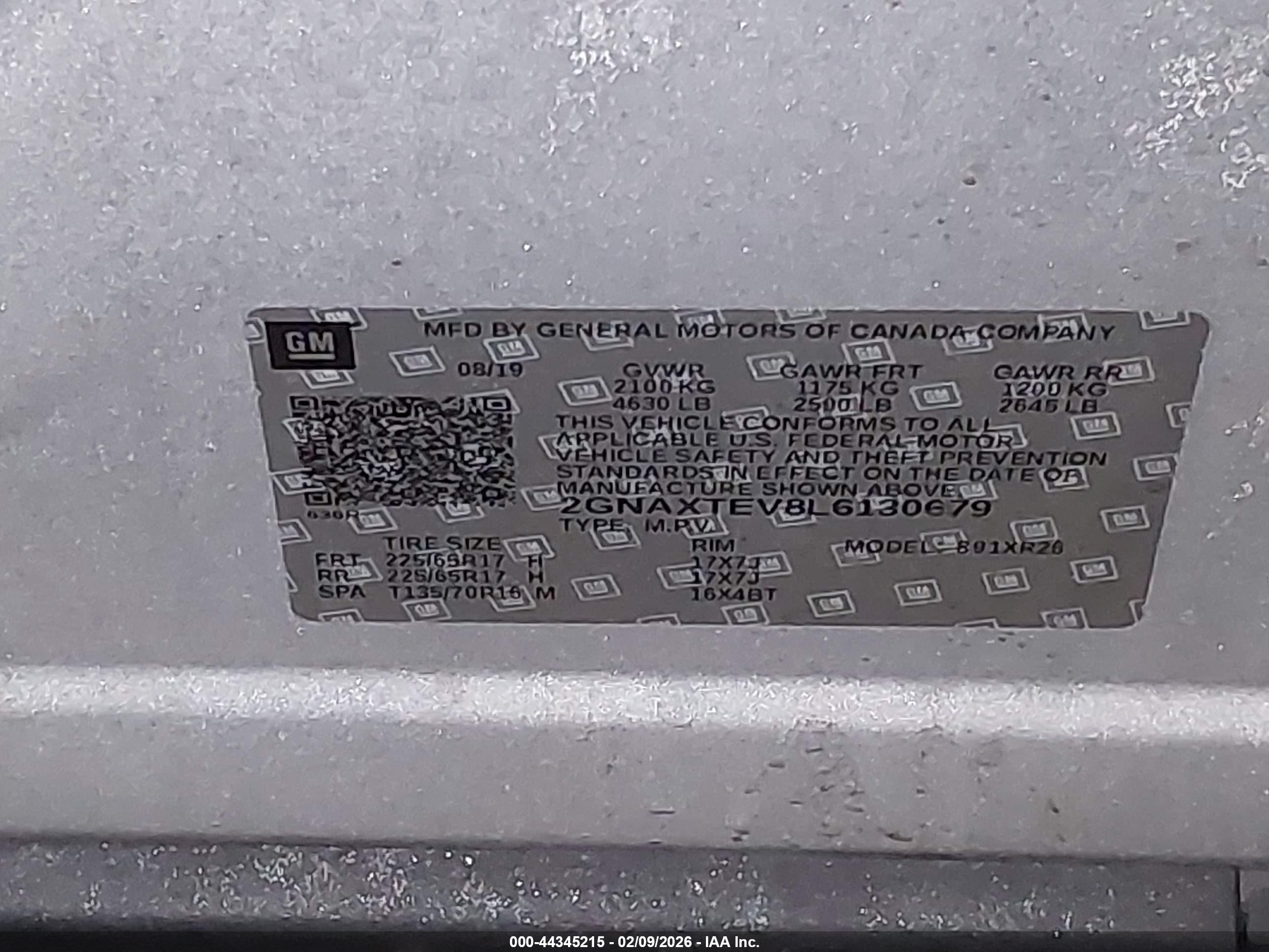 CHEVROLET EQUINOX image 9