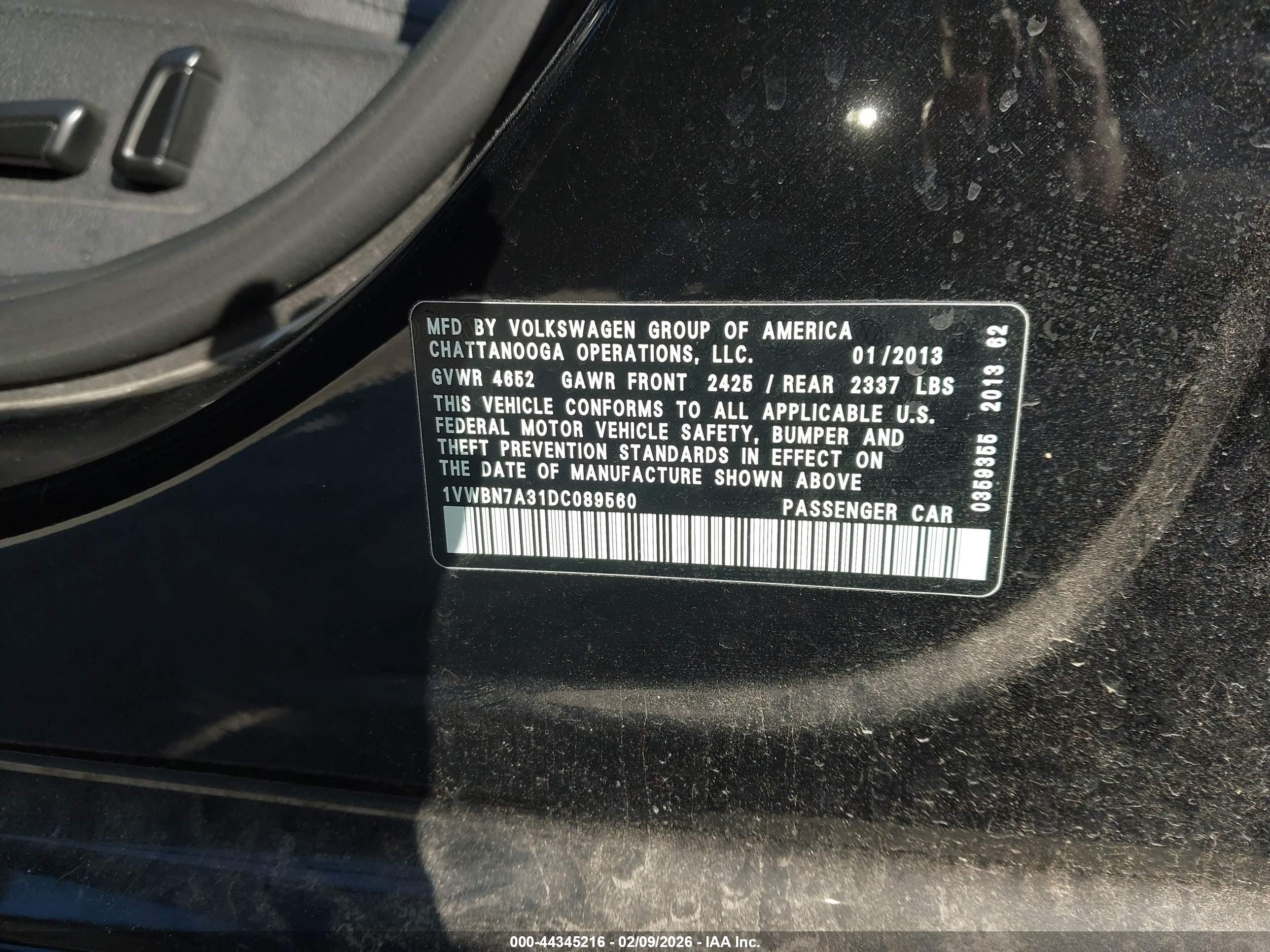 VOLKSWAGEN PASSAT image 9