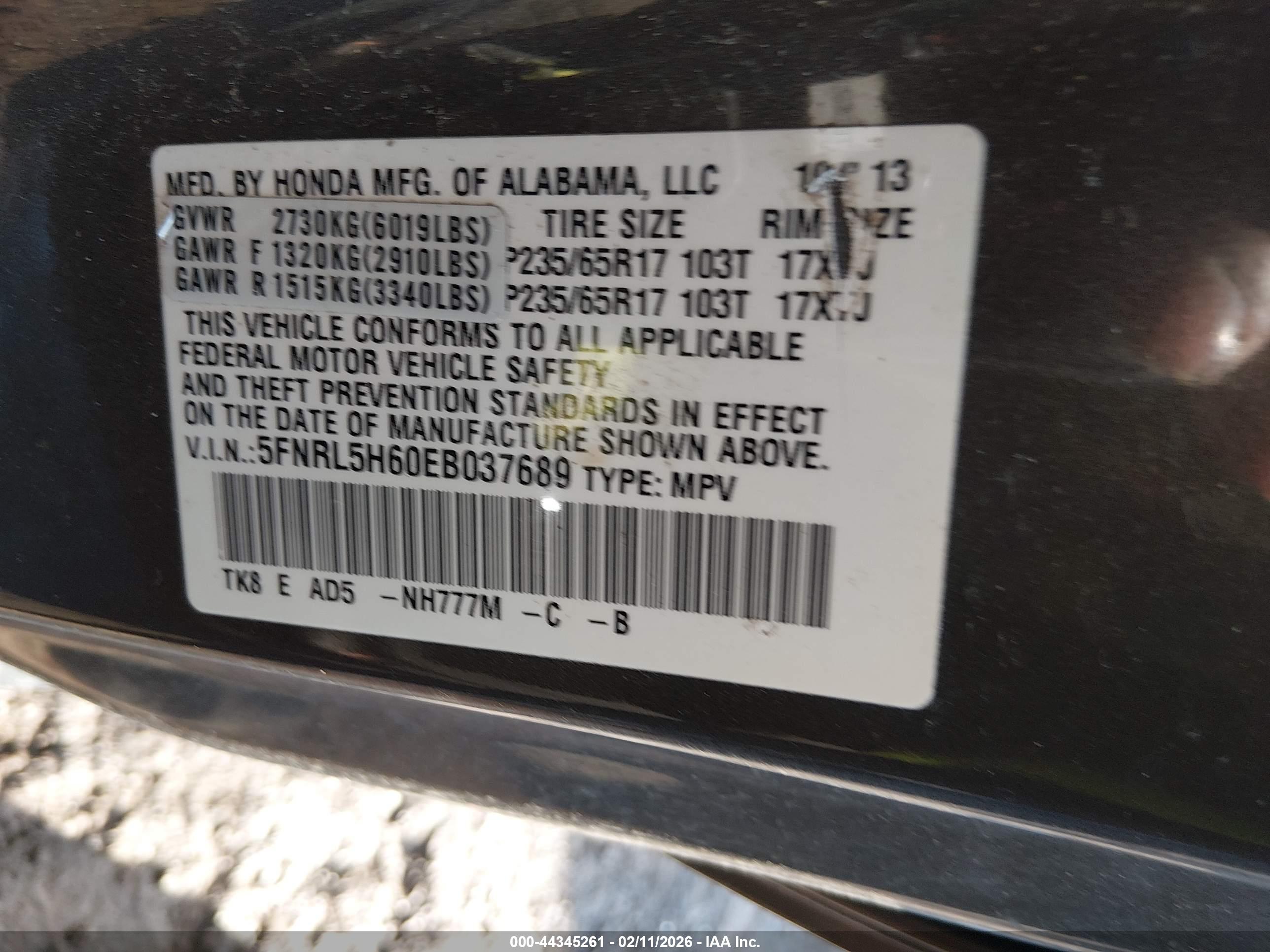 HONDA ODYSSEY image 9