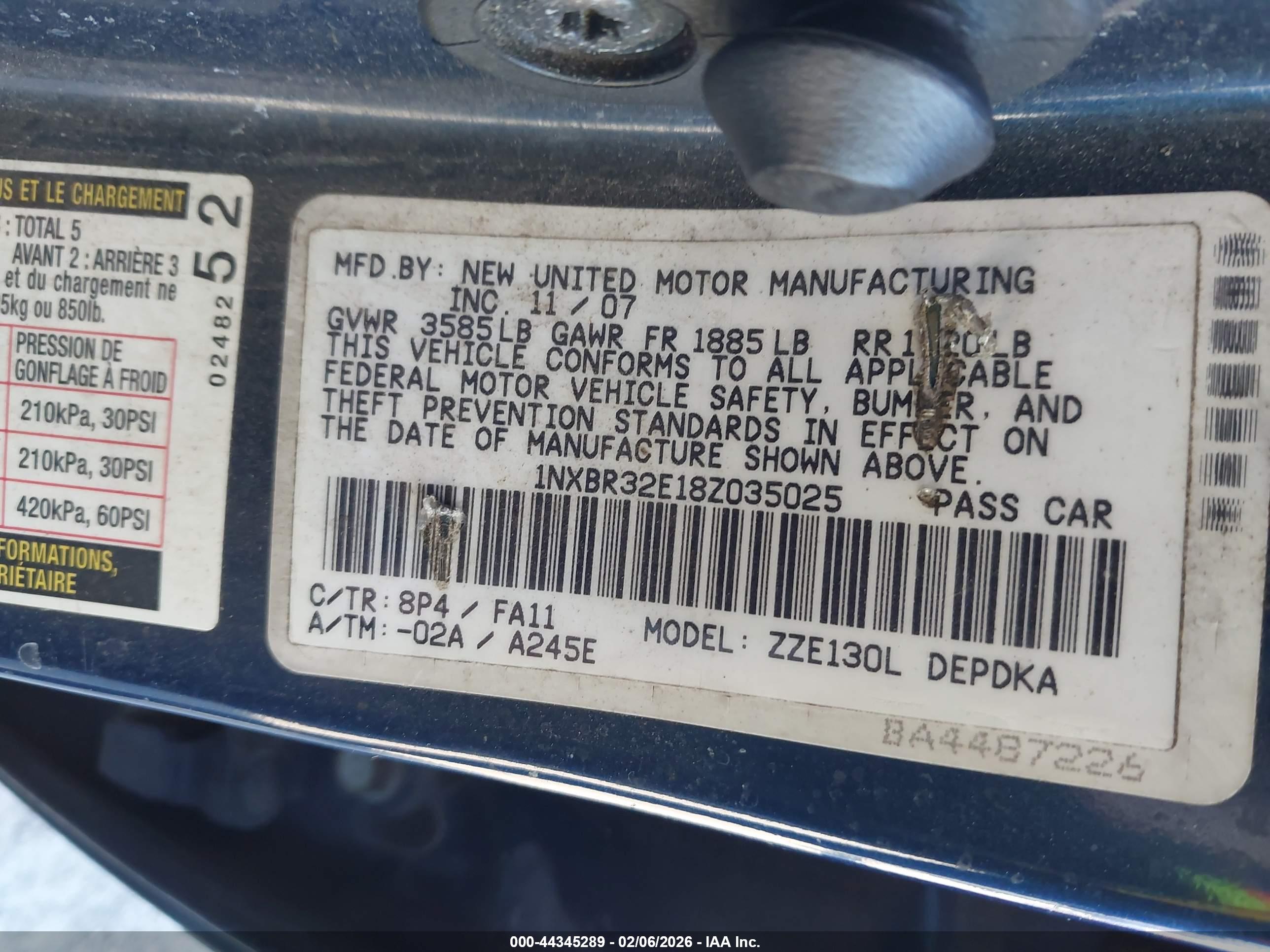 TOYOTA COROLLA image 9