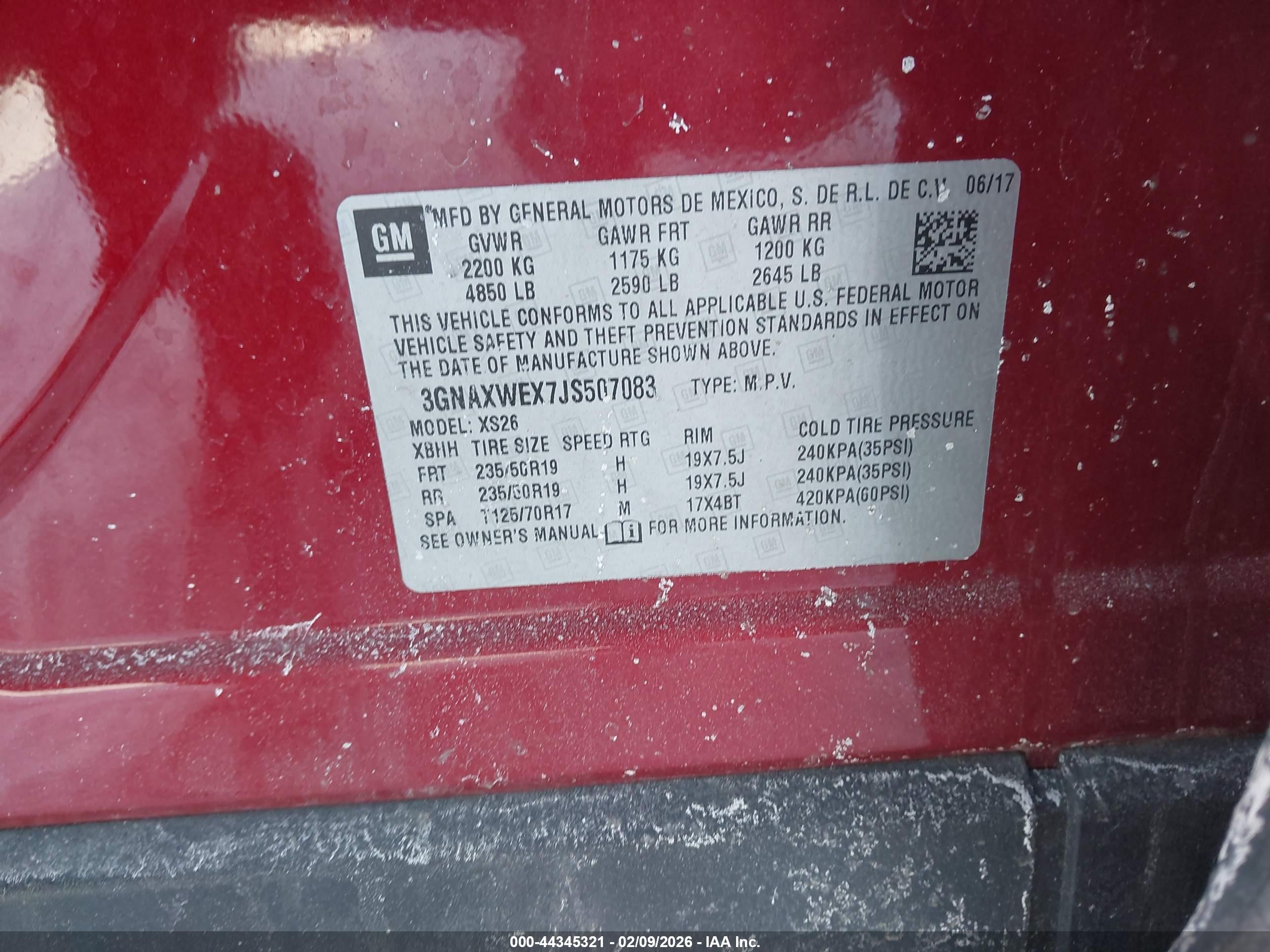CHEVROLET EQUINOX image 9