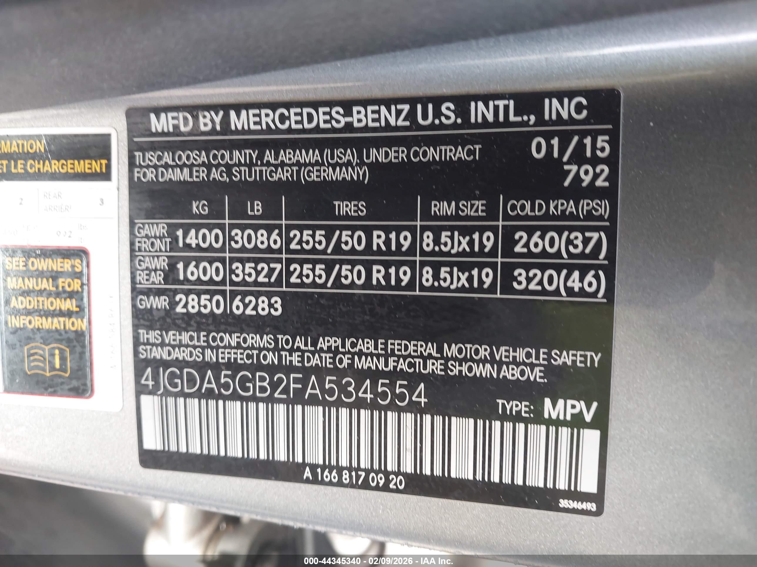 MERCEDES-BENZ ML image 9