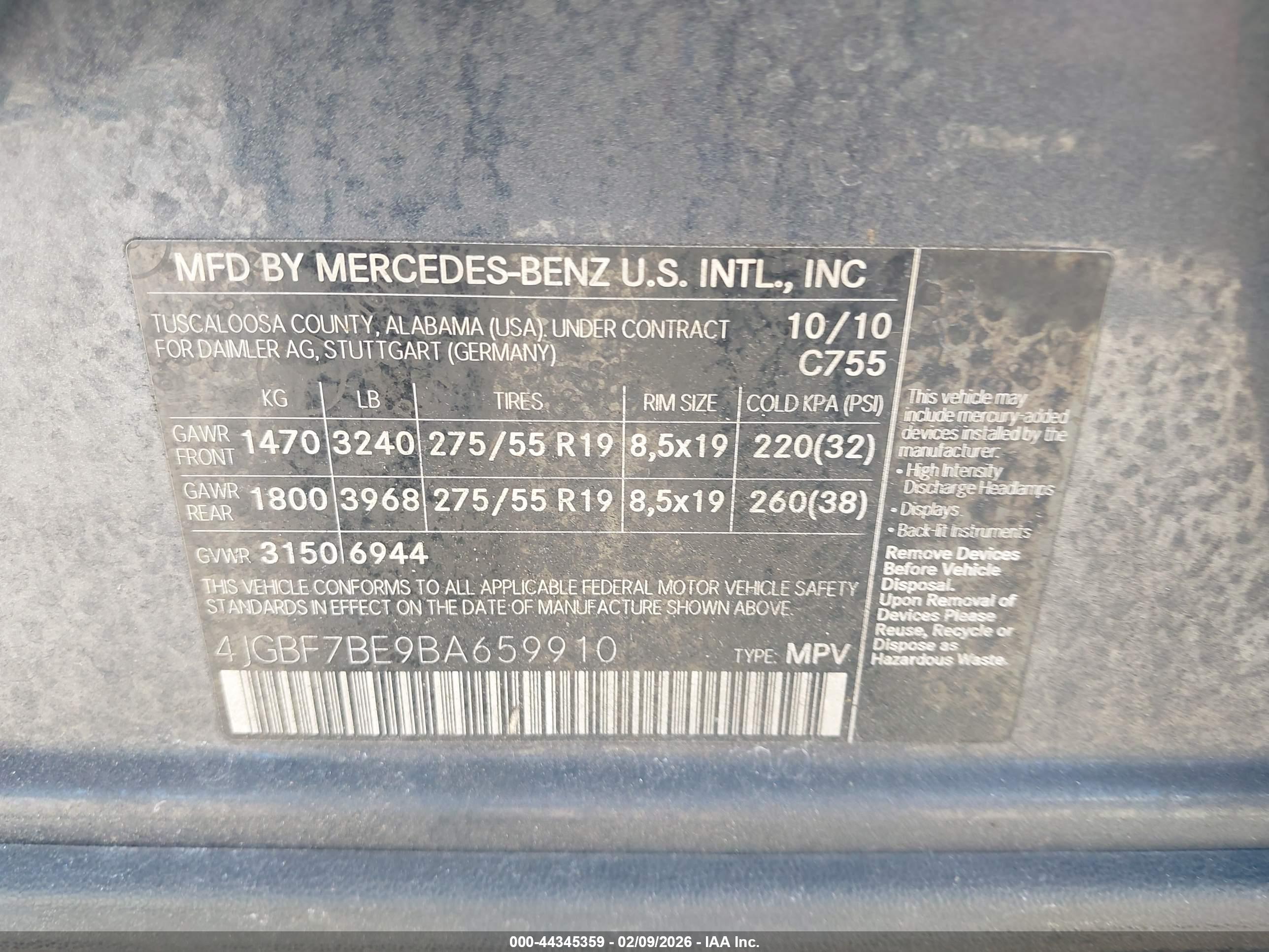 MERCEDES-BENZ GL image 9