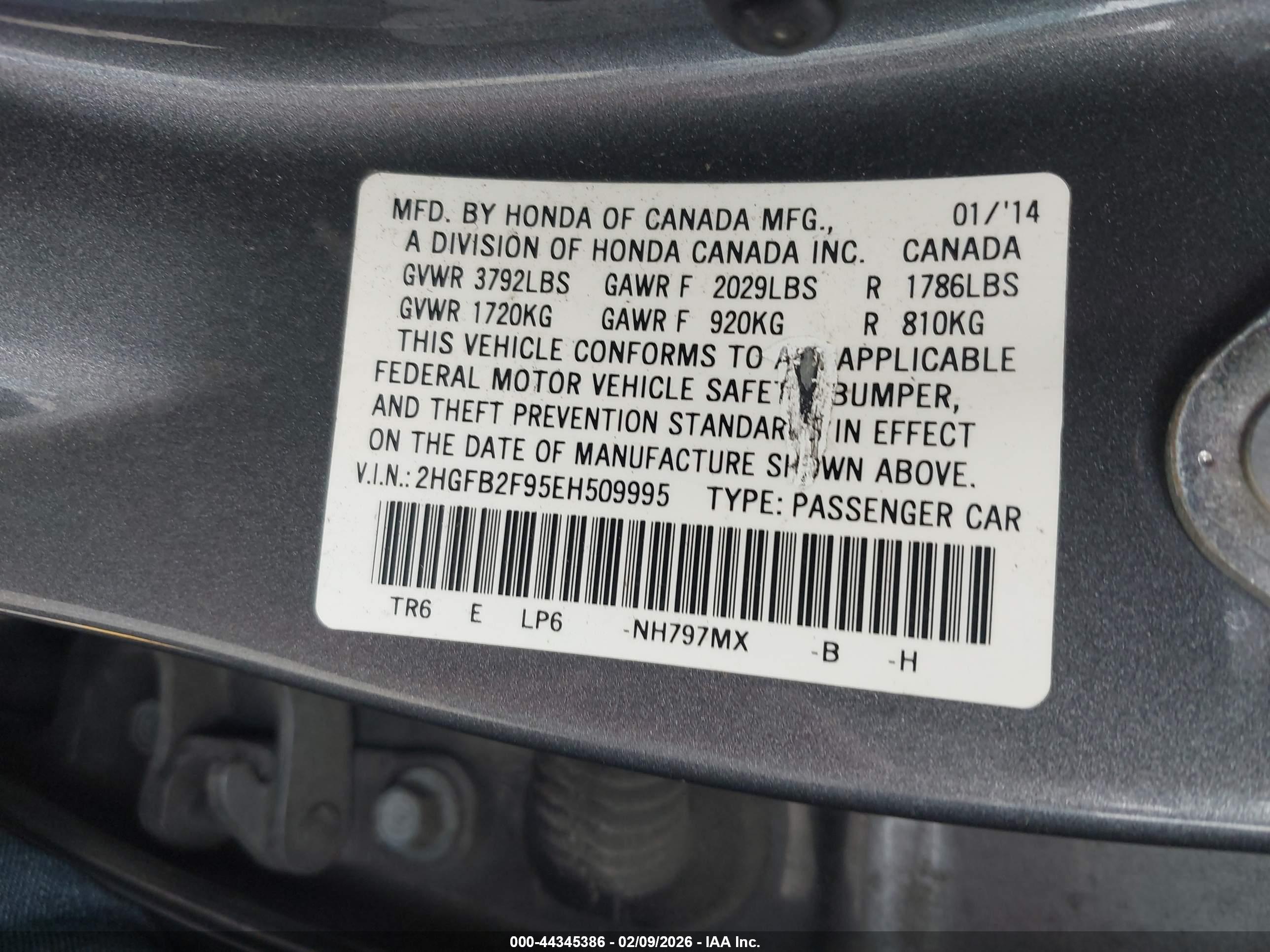 HONDA CIVIC image 9