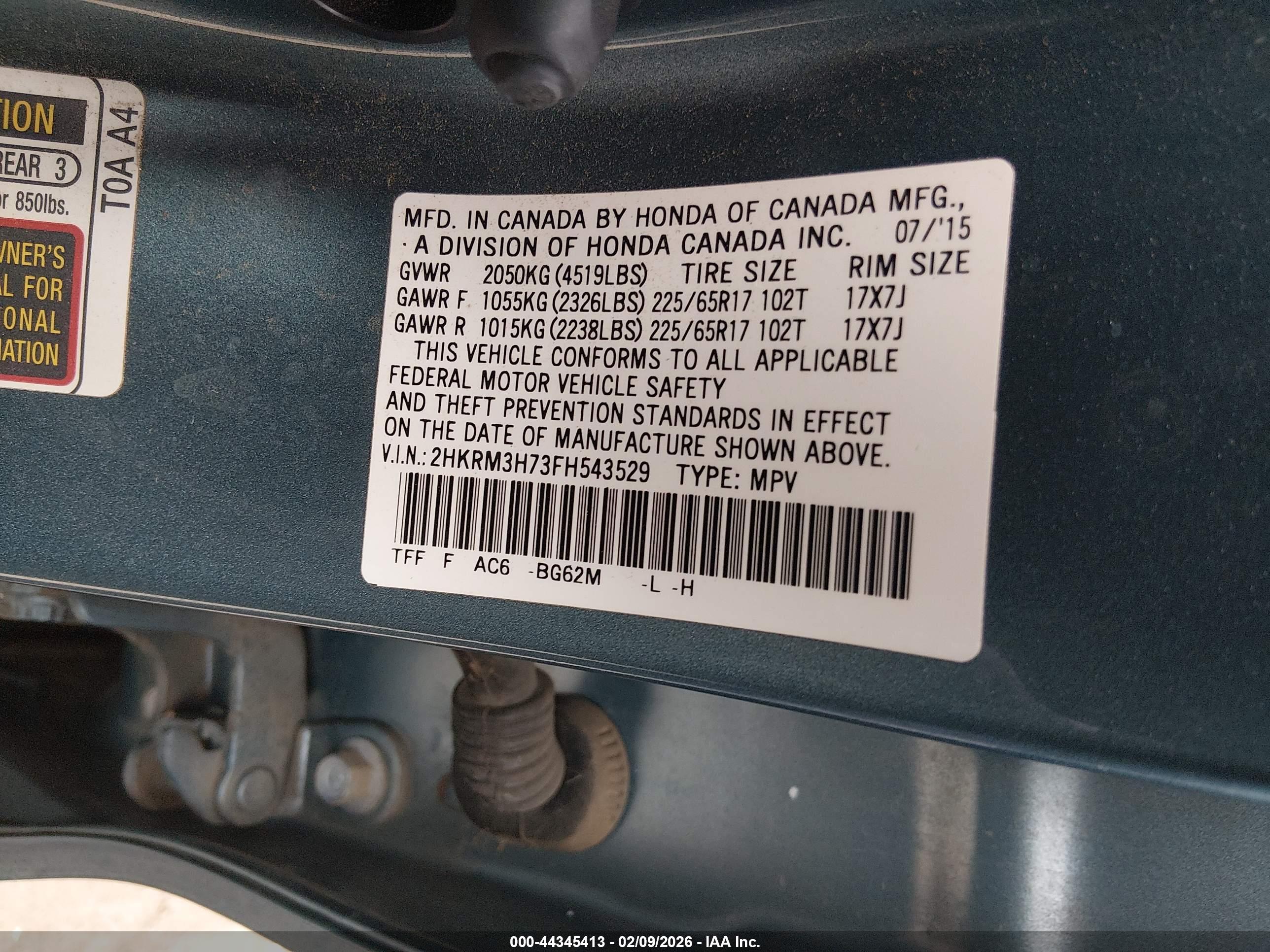HONDA CR-V image 9